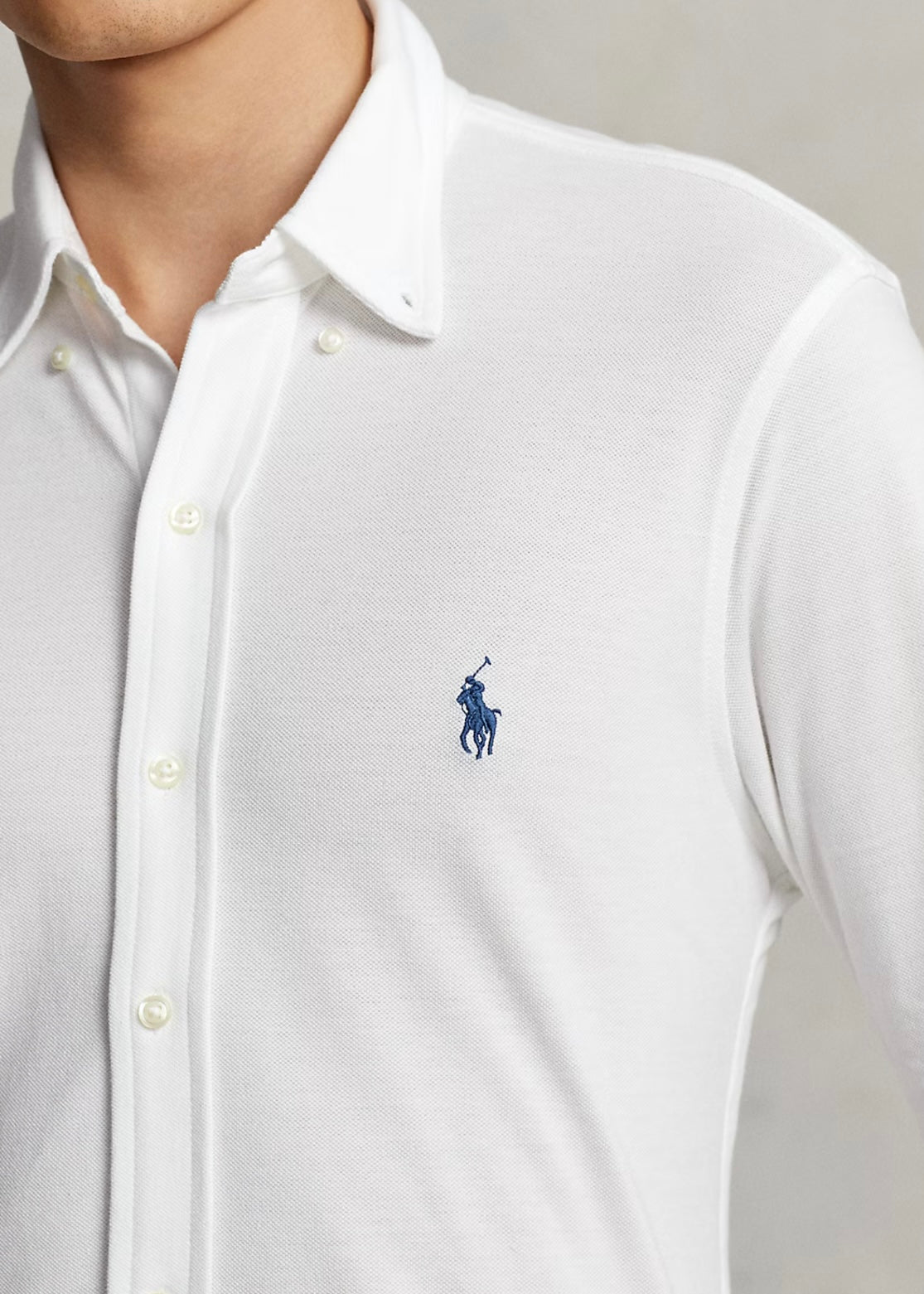 Ralph Lauren Featherweight Mesh shirt - White