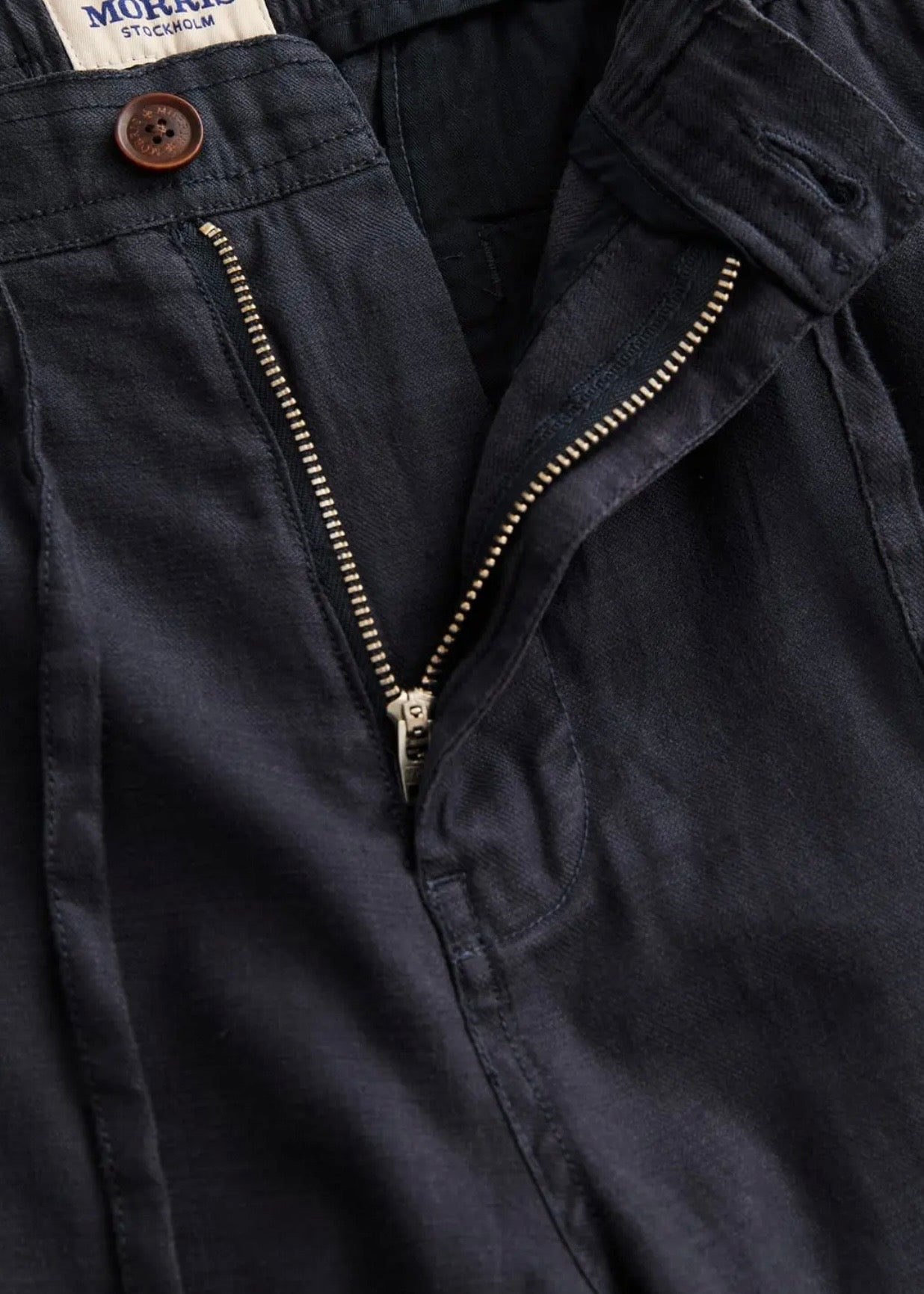Fenix Linen Shorts Blue