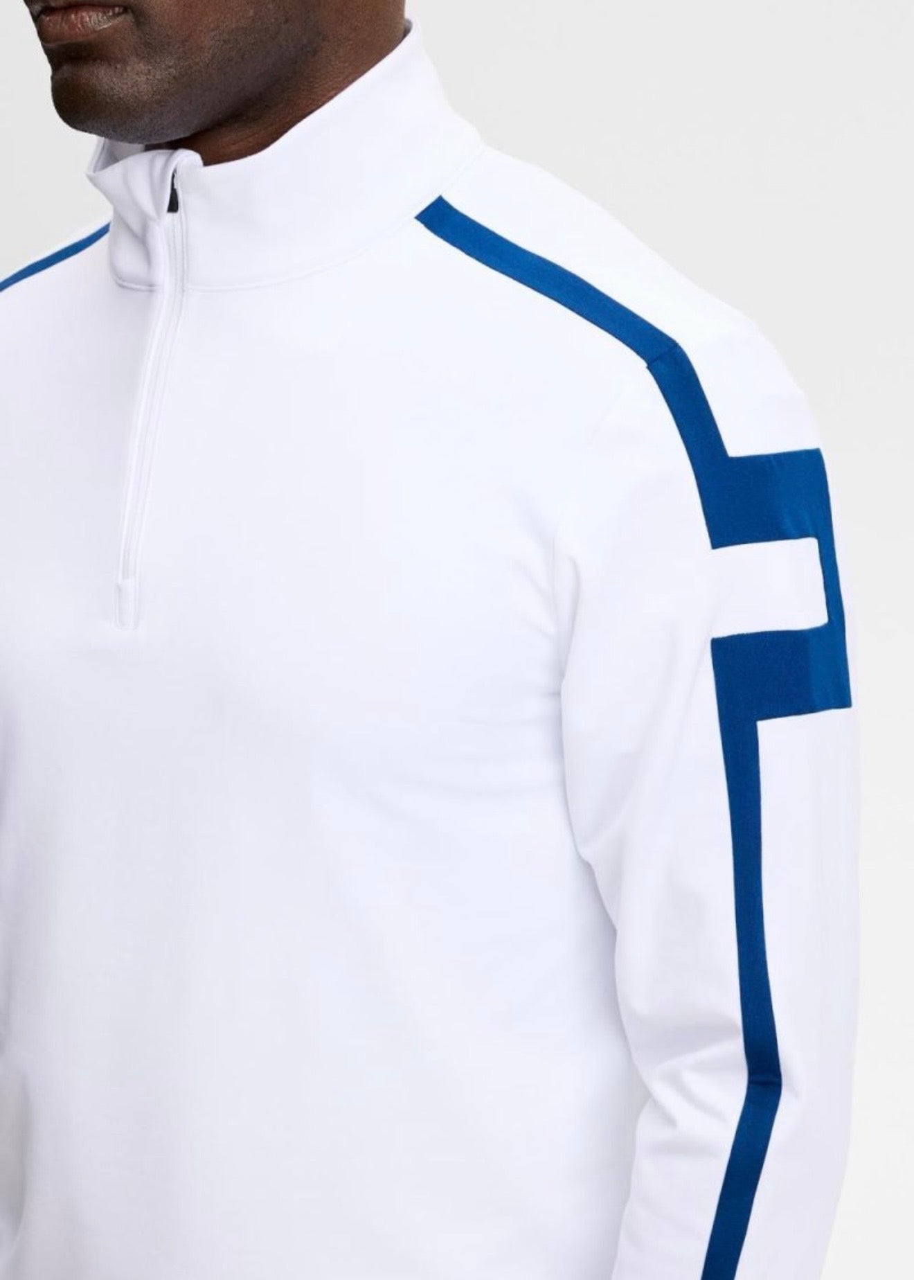 Keaton Quarter Zip Midlayer White