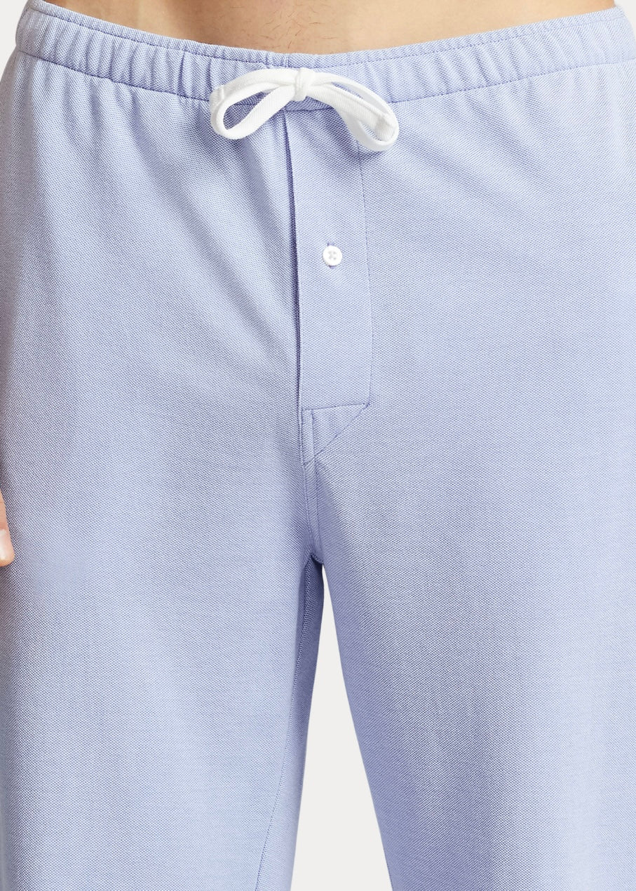 Cotton Mesh Pajama set Blue