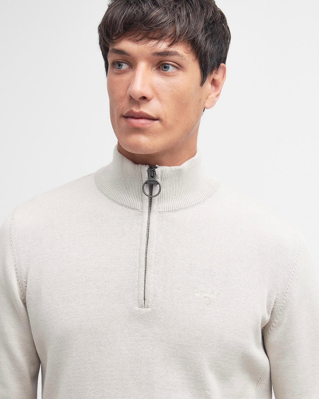 Barbour Cotton Half zip - Mist