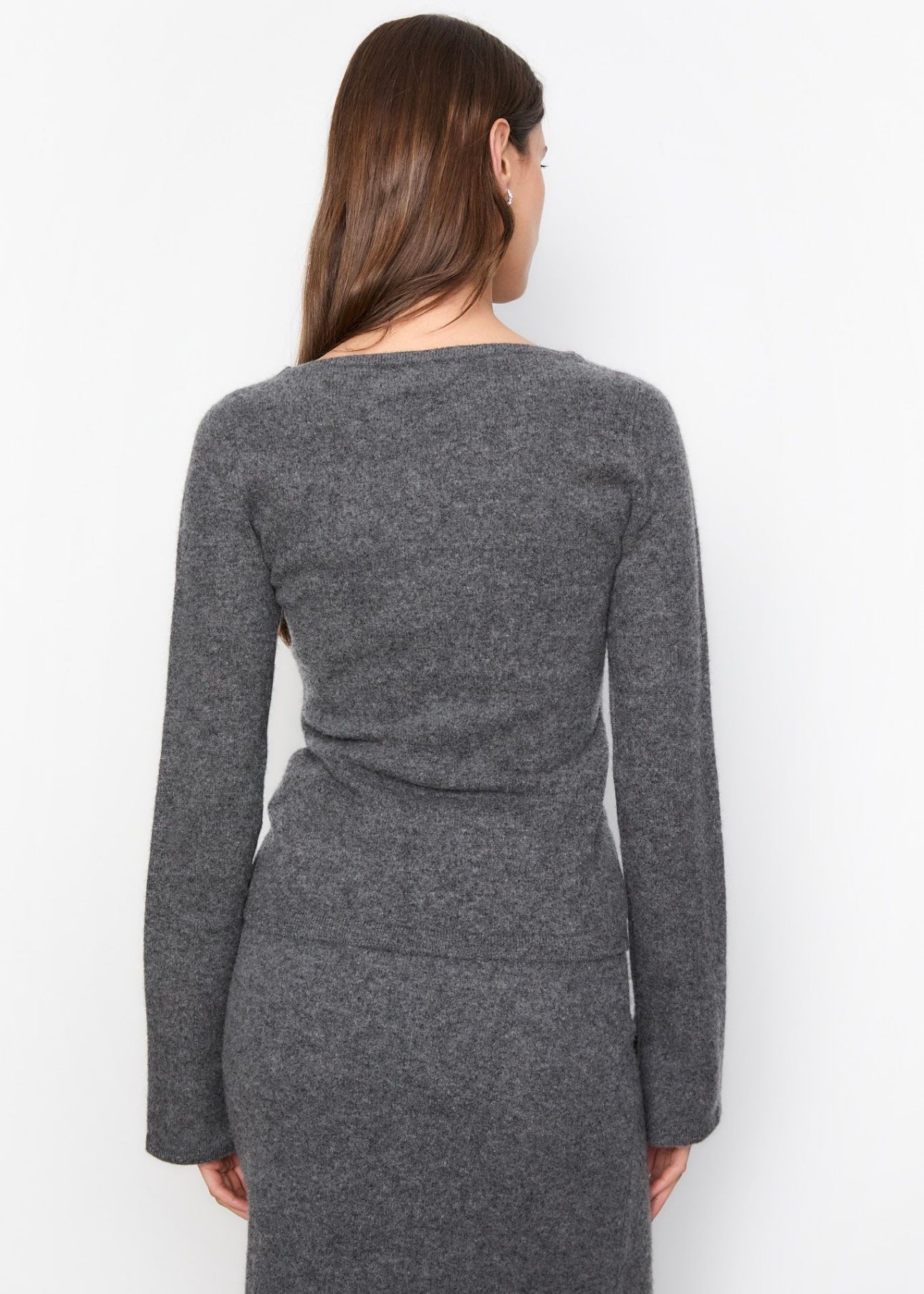 Joyce Knit Dark Grey Melange