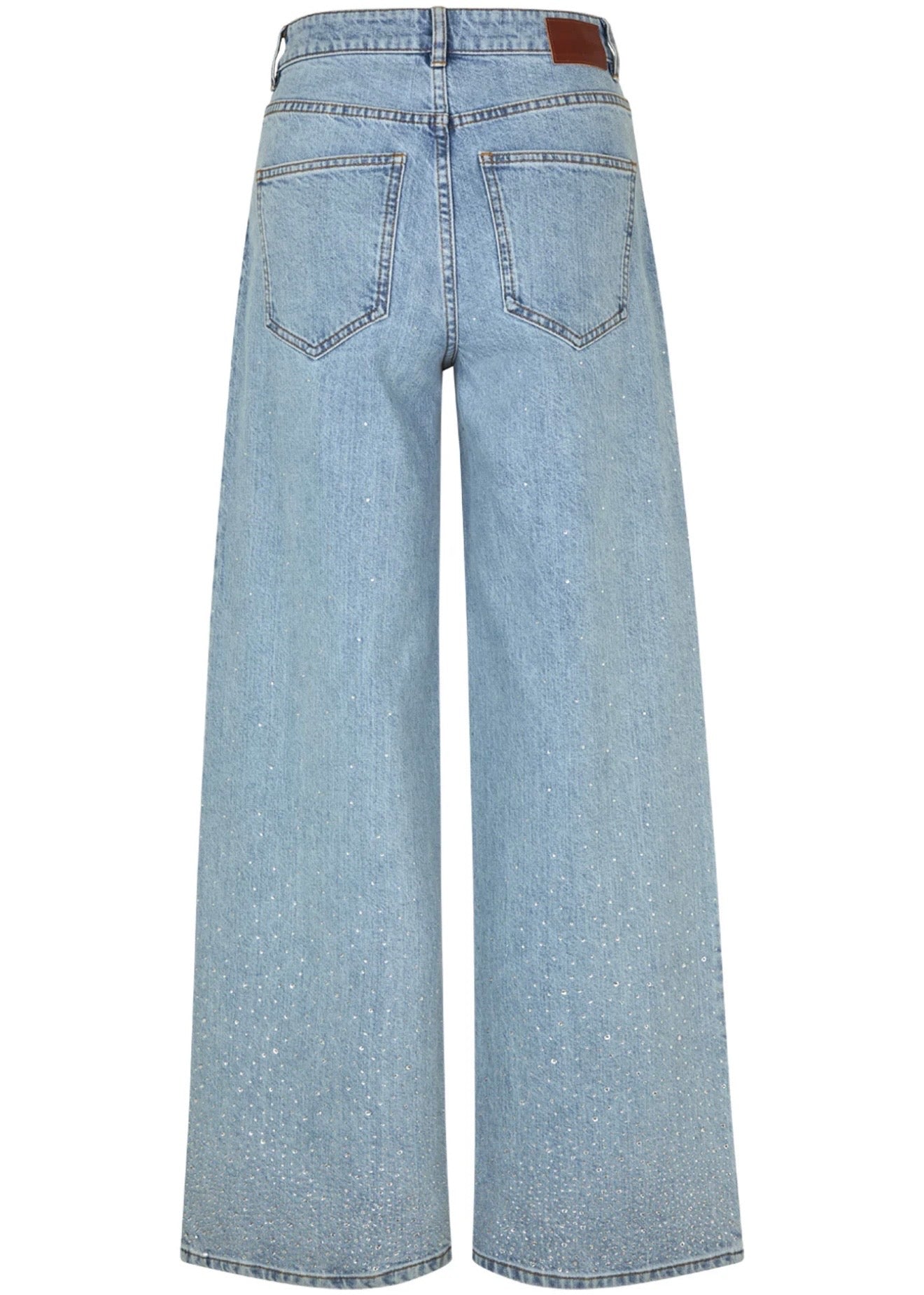 Abby Regular Light Rinse Rhinestone