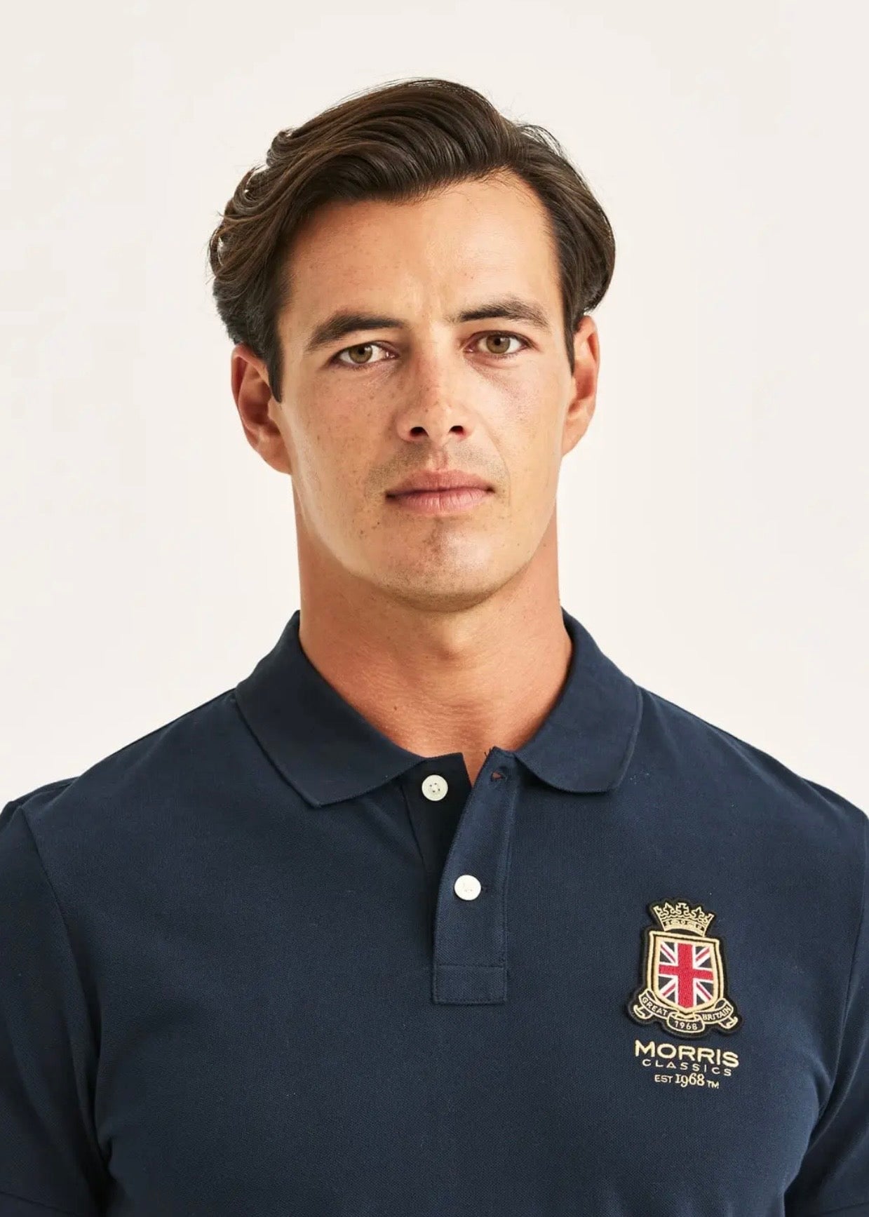 Barton Pique Shirt Old Blue