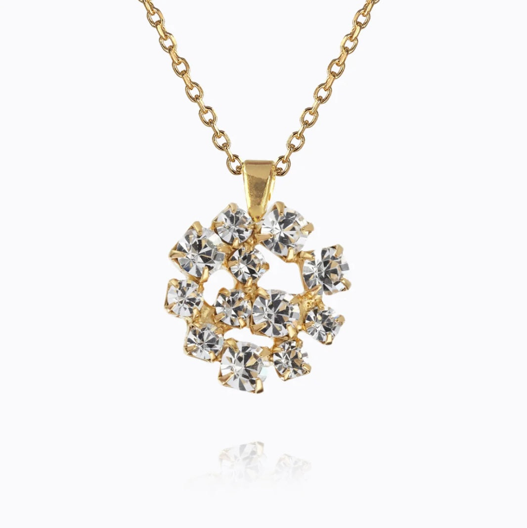 Caroline Svedbom Kassandra necklace Gold Crystal