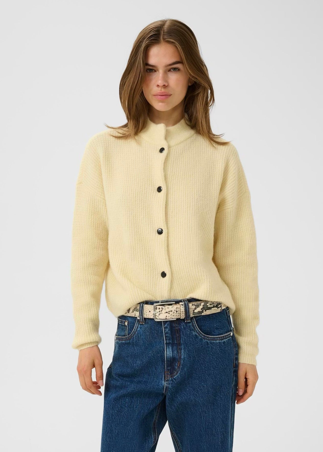 Alpha Short Cardigan Frozen Dew