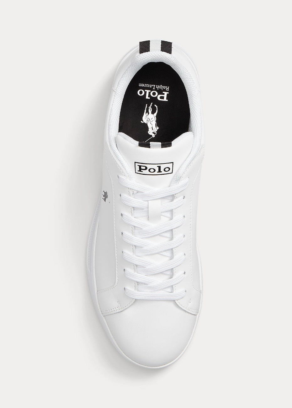 Heritage Court Leather Sneakers White