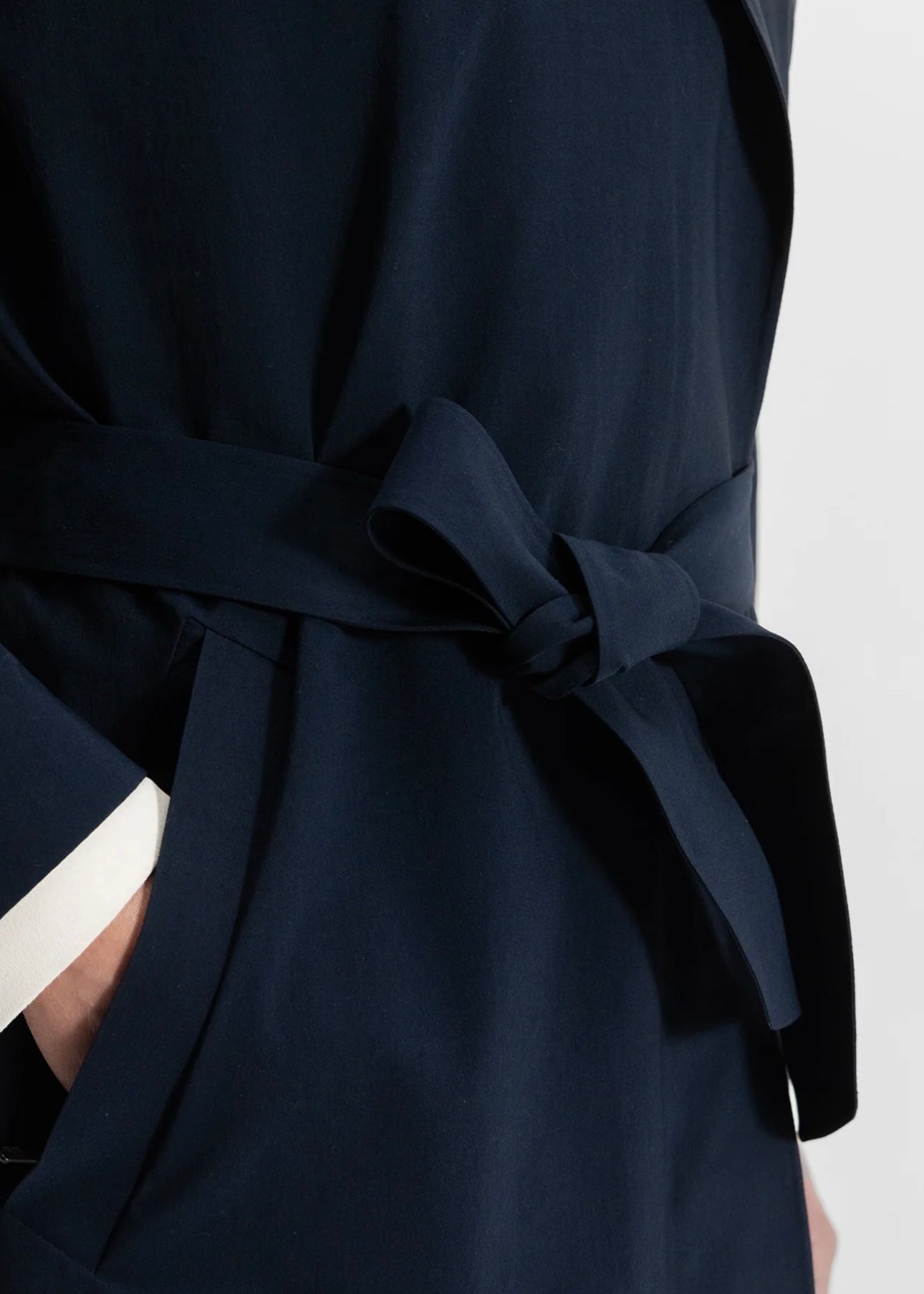 Skylar Trench Coat Navy