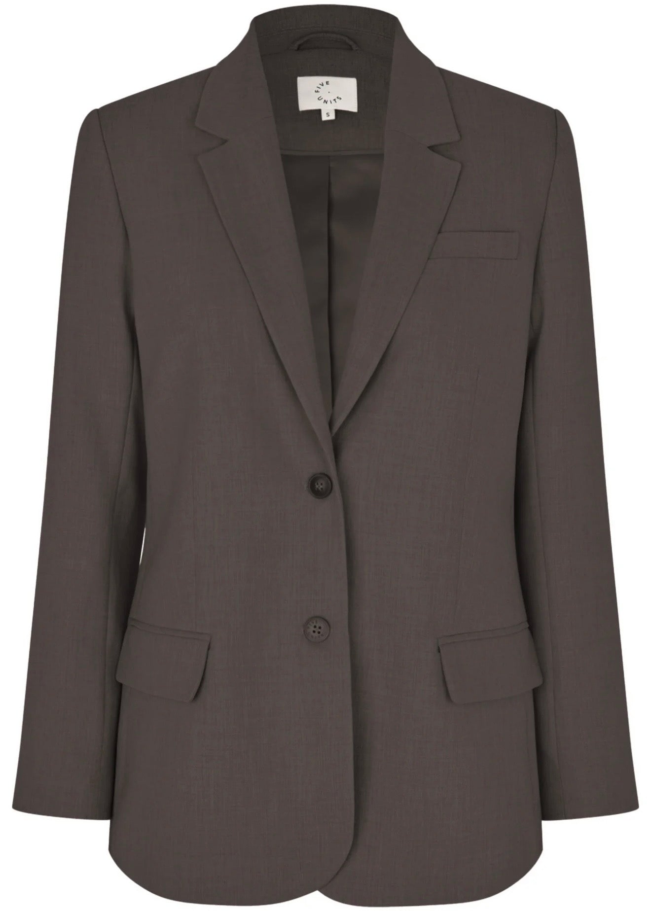 Hannah Blazer Smoked Oak Melange