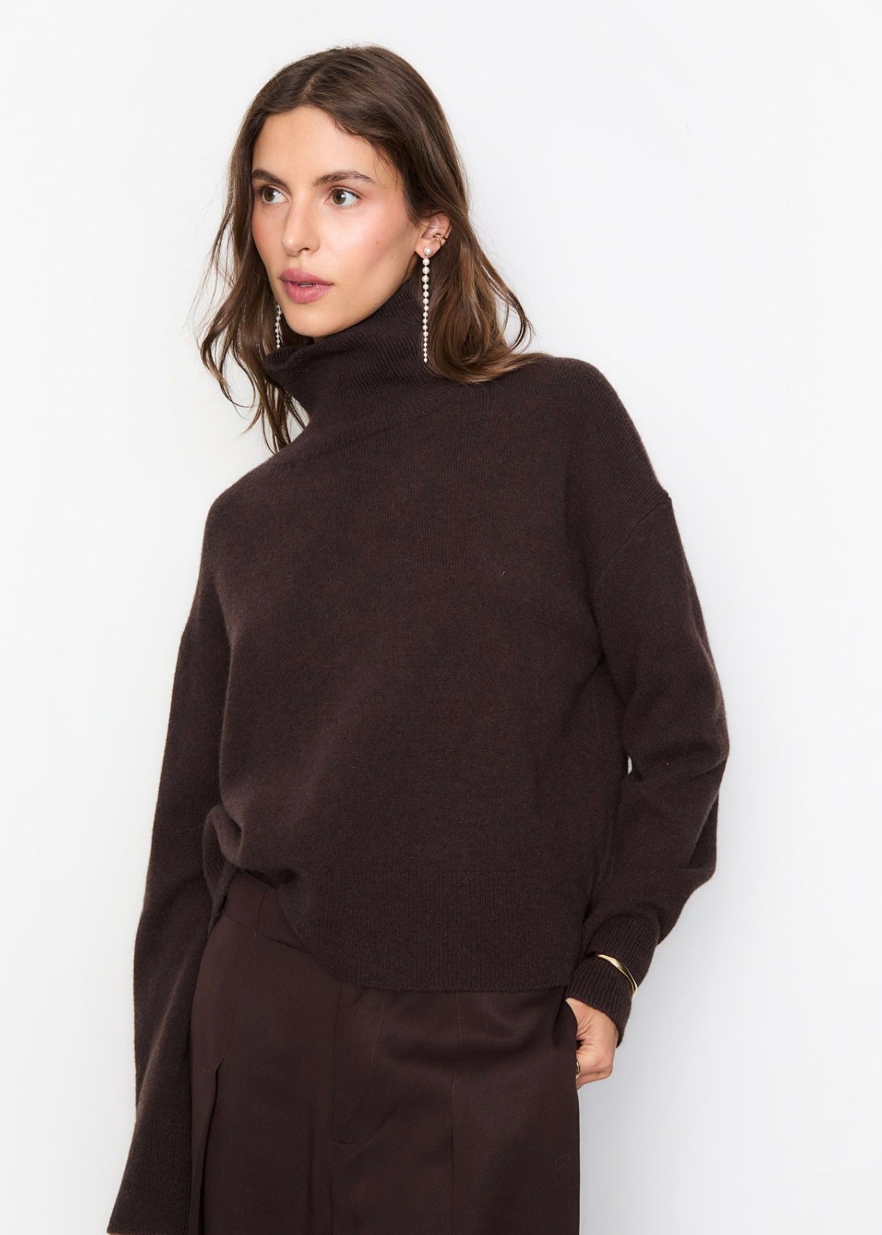 Abigail Knit Dark Brown