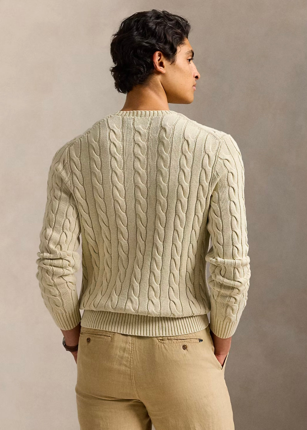 Ralph Lauren Cotton Cable sweaterb - Natural GMD