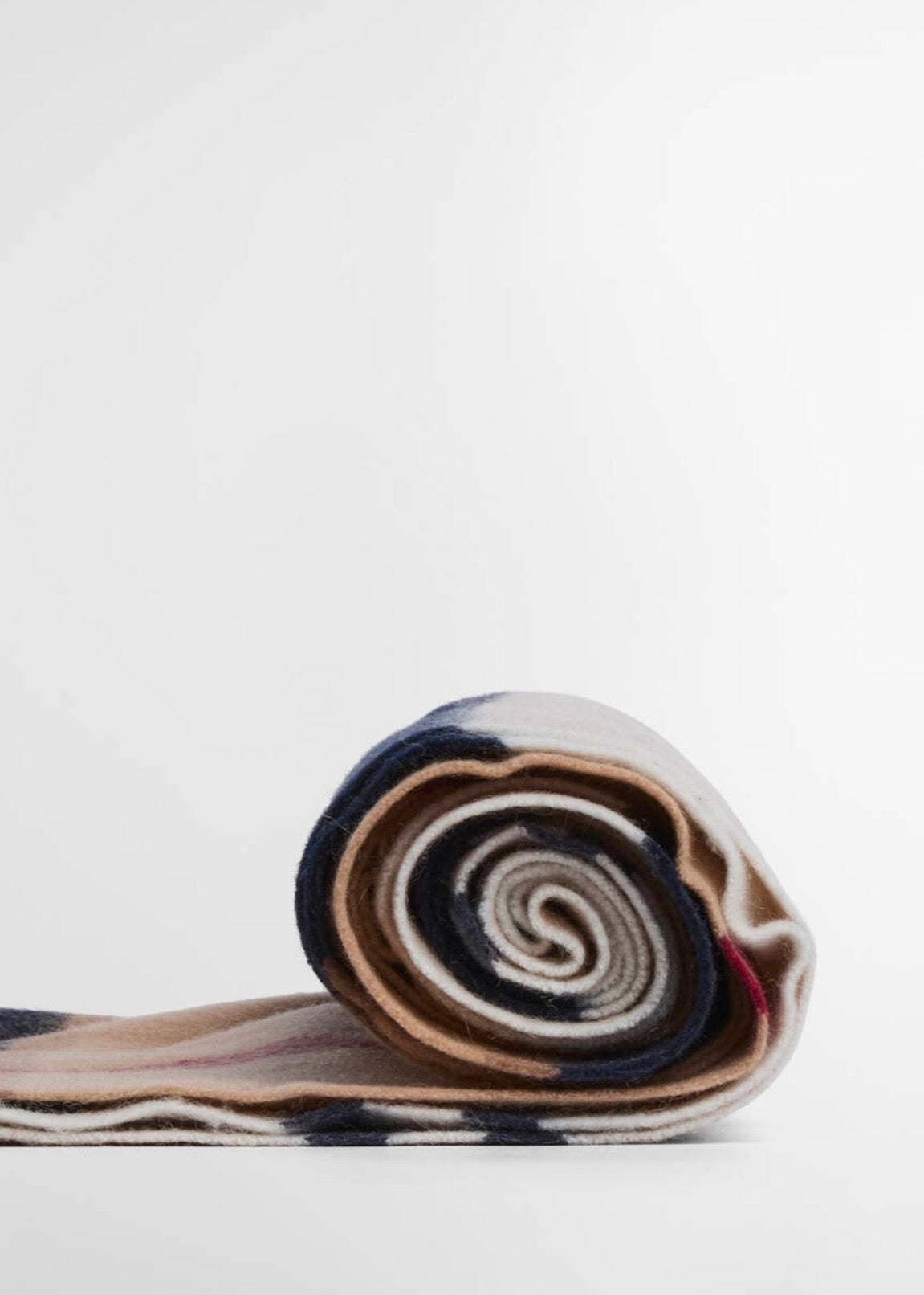 Rosefield Tartan Scarf Beige