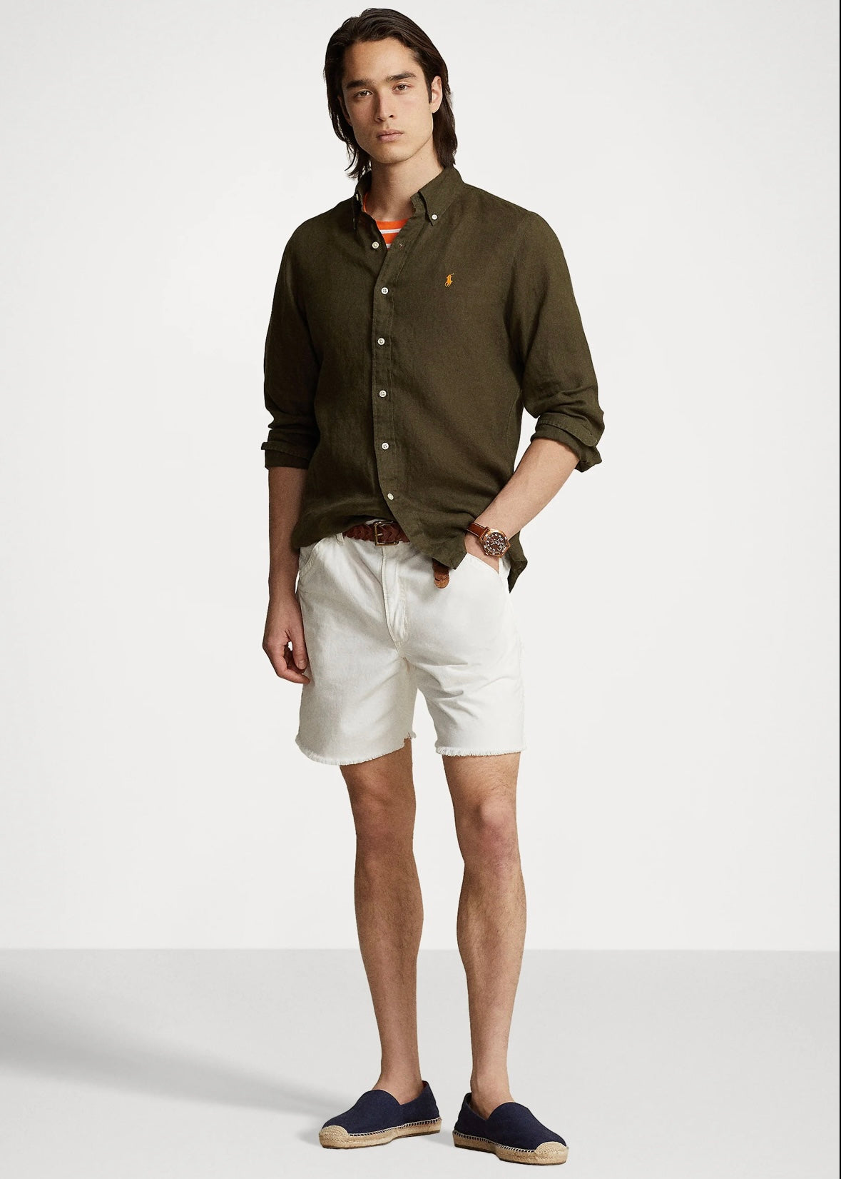 Polo Ralph Lauren Linen shirt custom fit - Armadillo