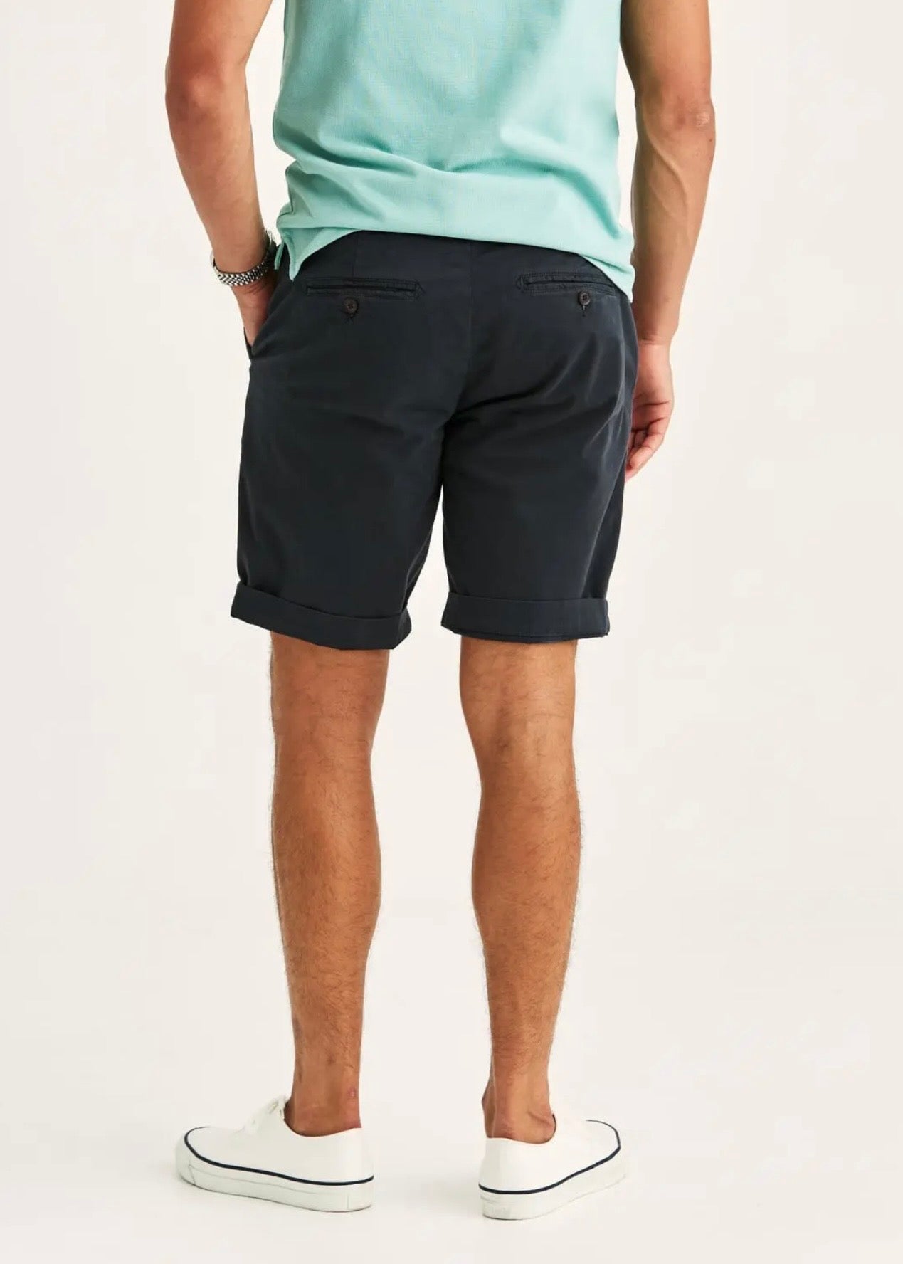 Jeffrey Summer Chino Shorts Blue
