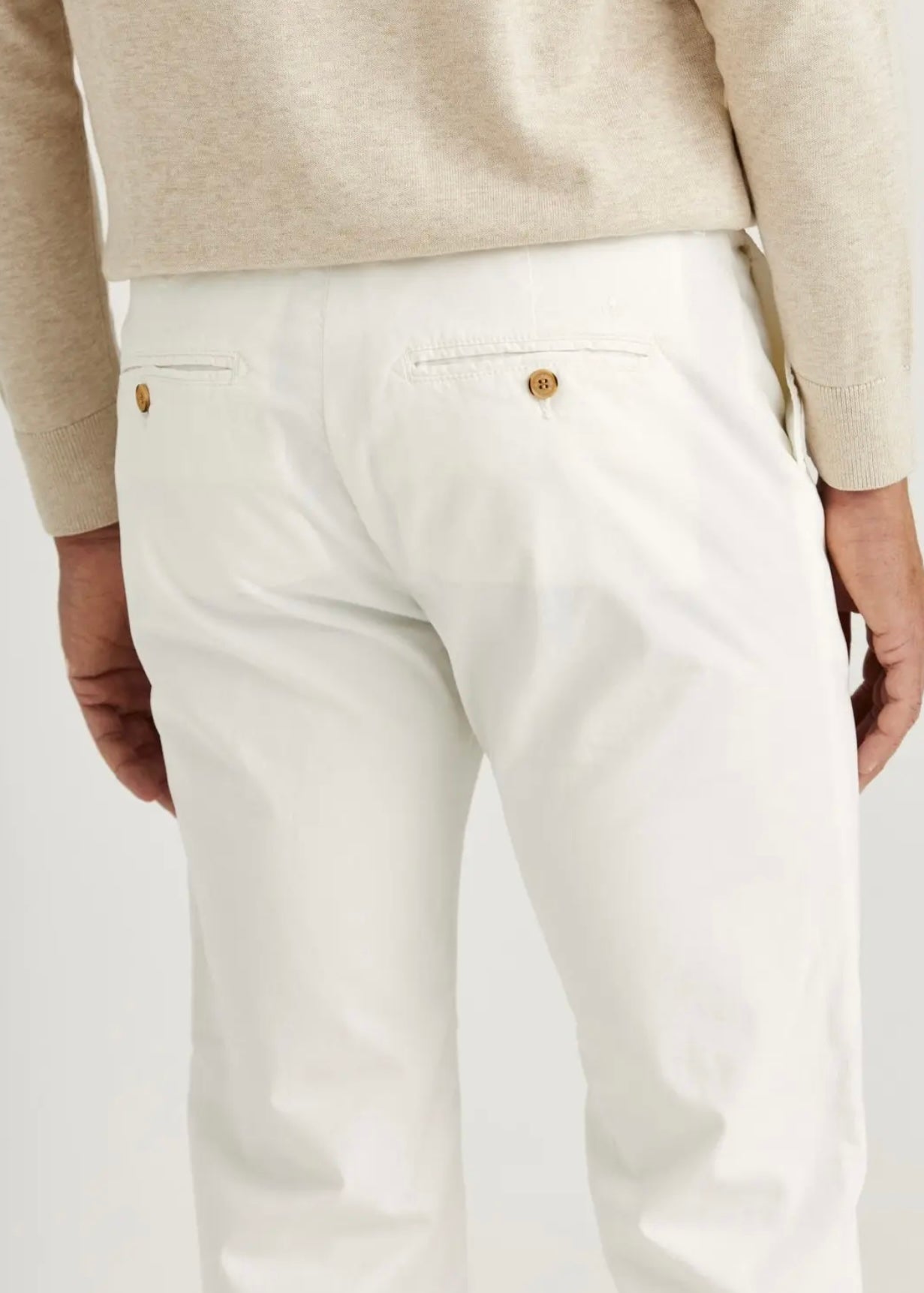 Morris Jeffrey Summer chino - Offwhite