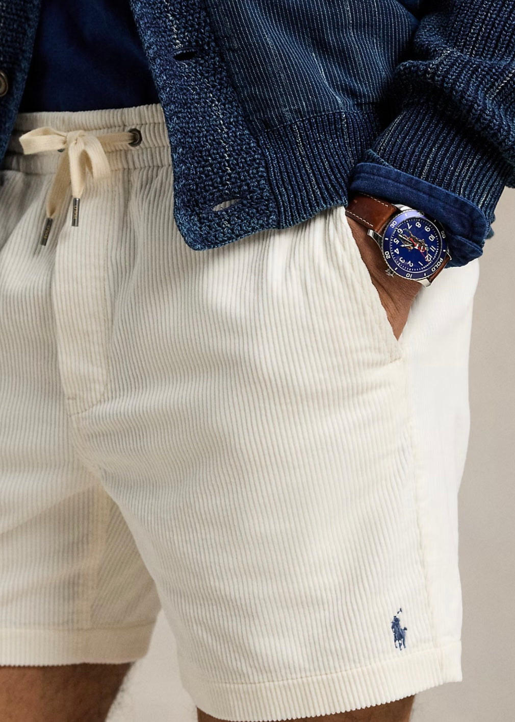 Polo Ralph Lauren Cord shorts - Warm White