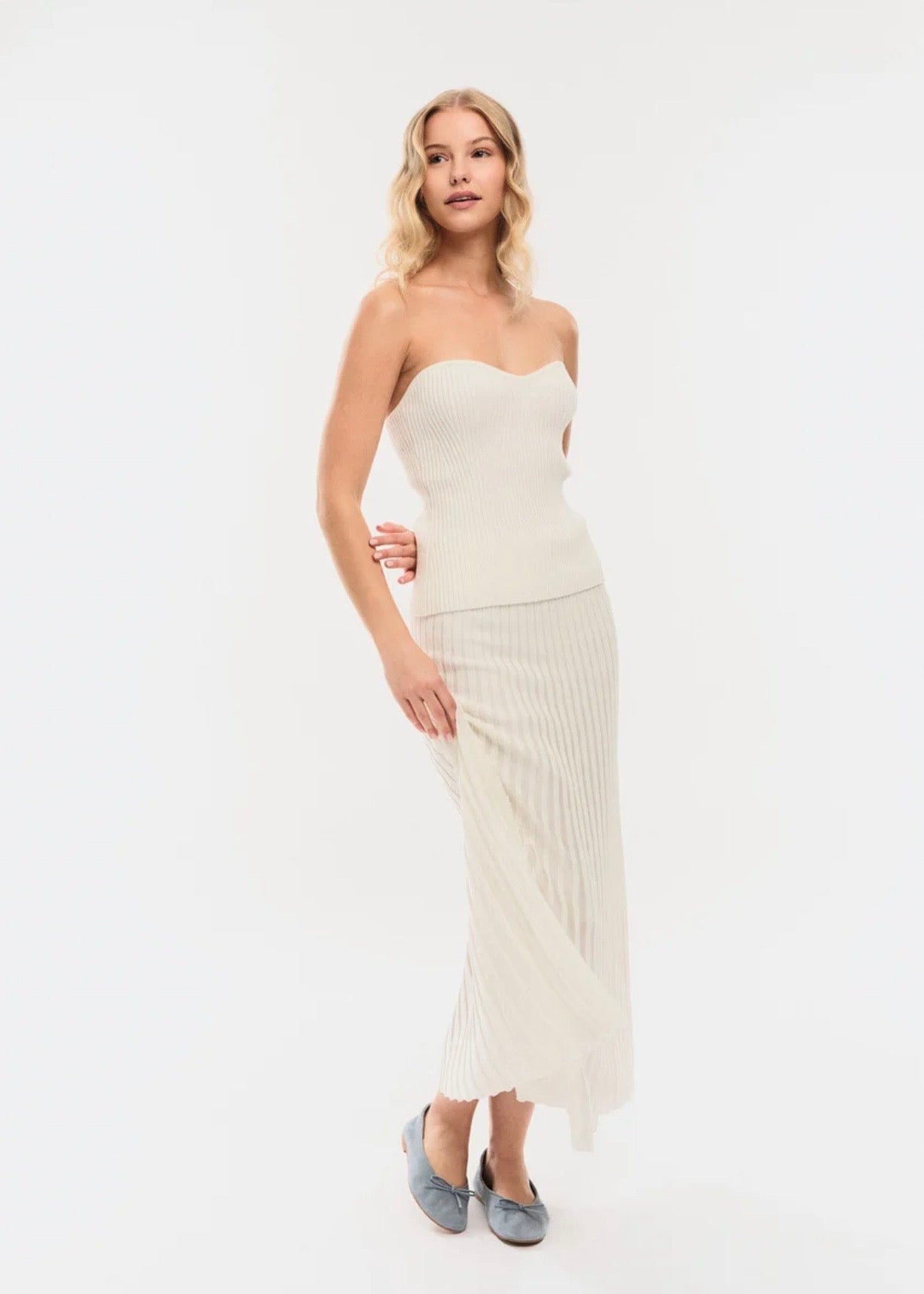 Biba Ray Skirt White