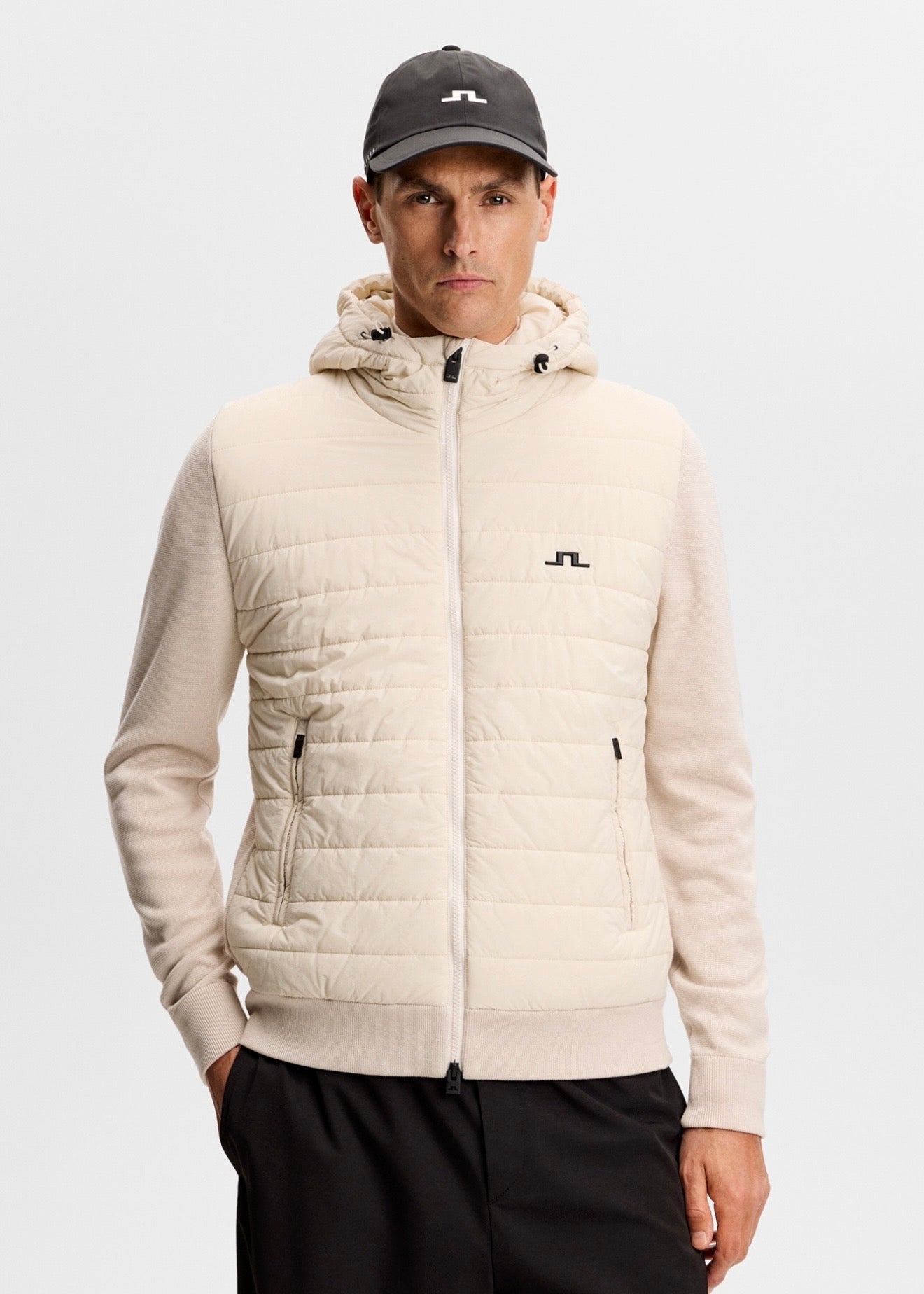 Ebbe Hybrid Knit Hoodie Moonbeam