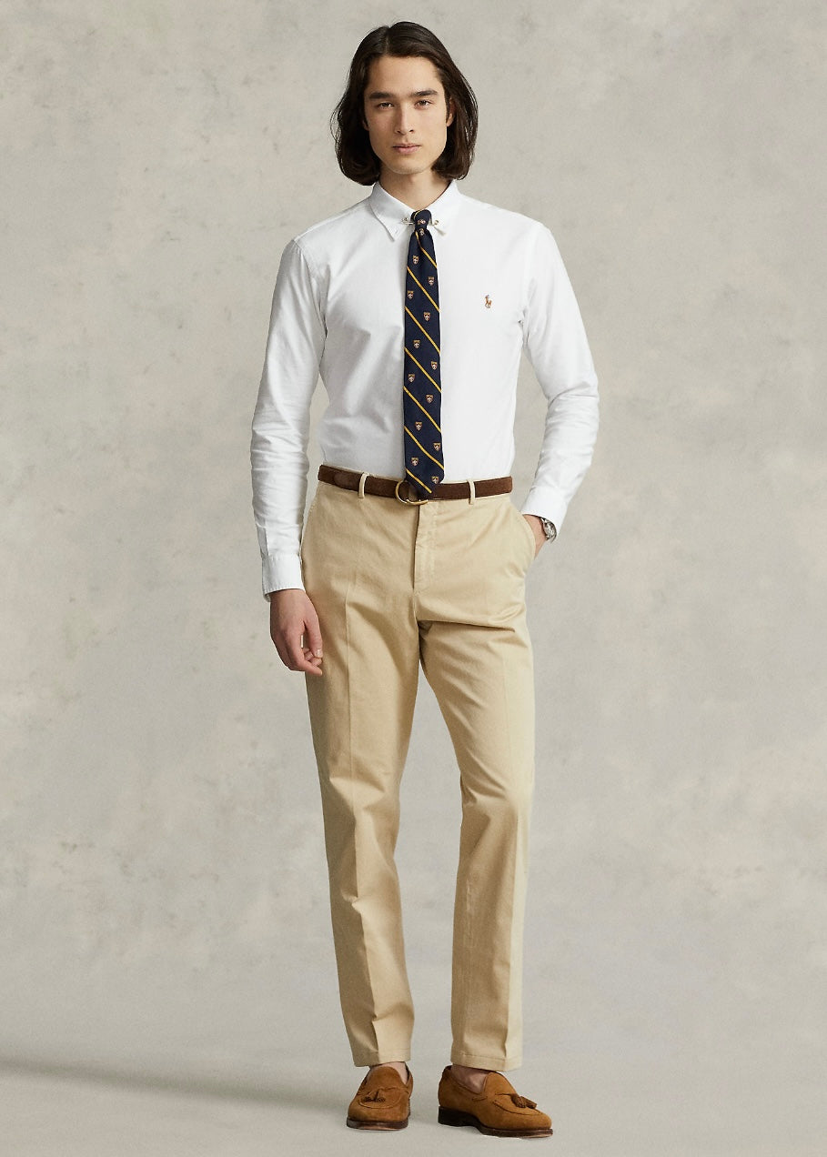 Custom Fit Oxford shirt White