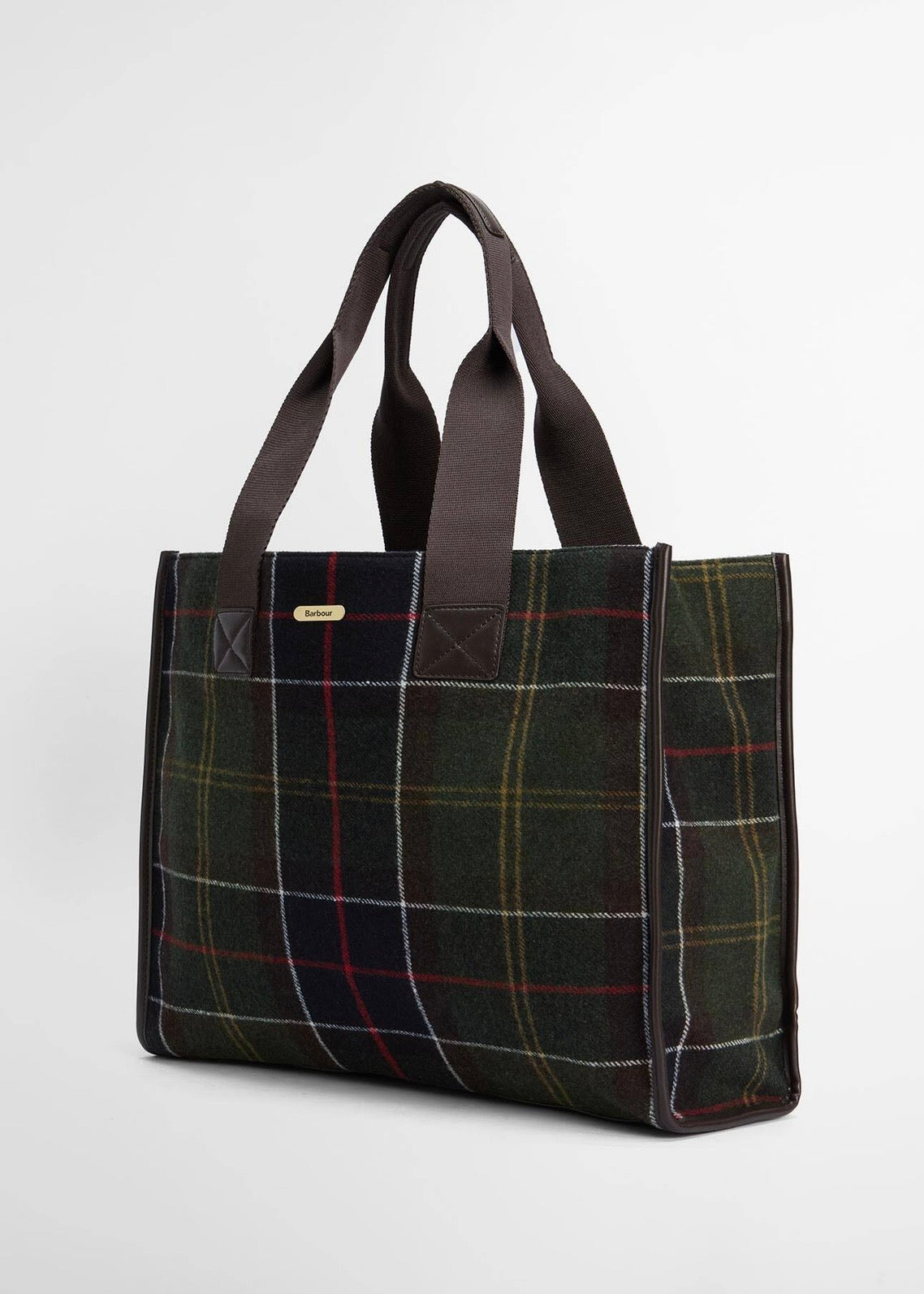 Turnberry Tartan Tote Bag Olive