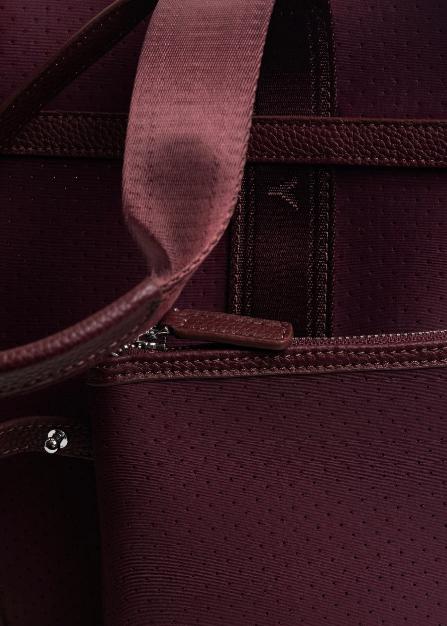 Cali Tote Neoprene Burgundy