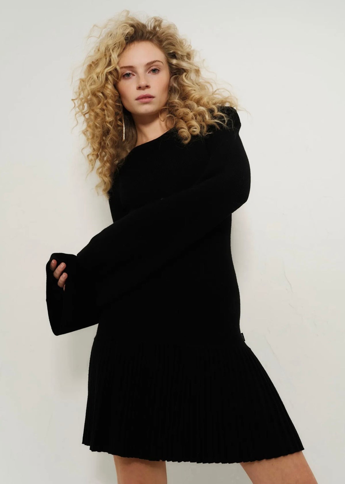Ophelia Merino Dress Black
