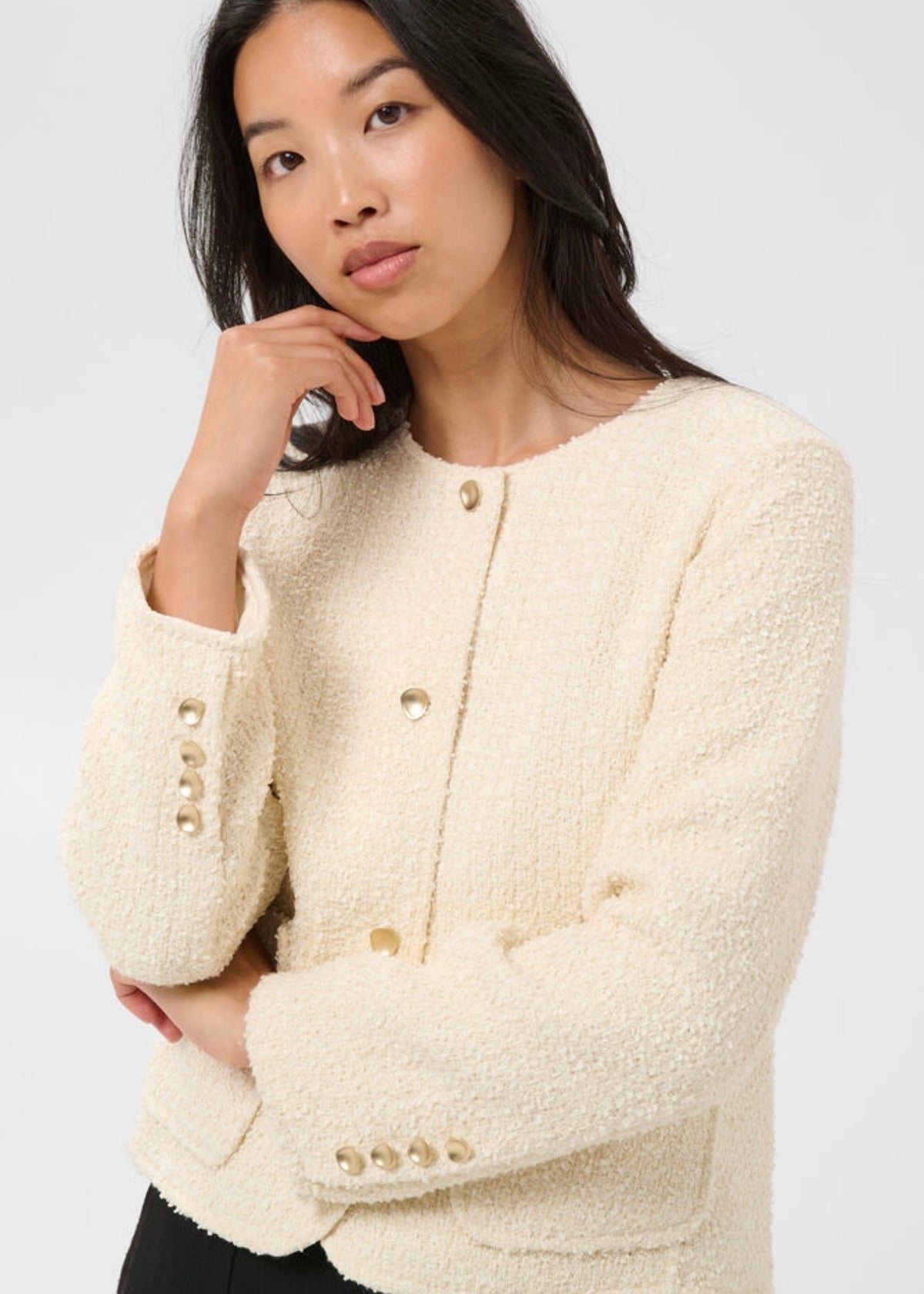 Damini Blazer Eggnog