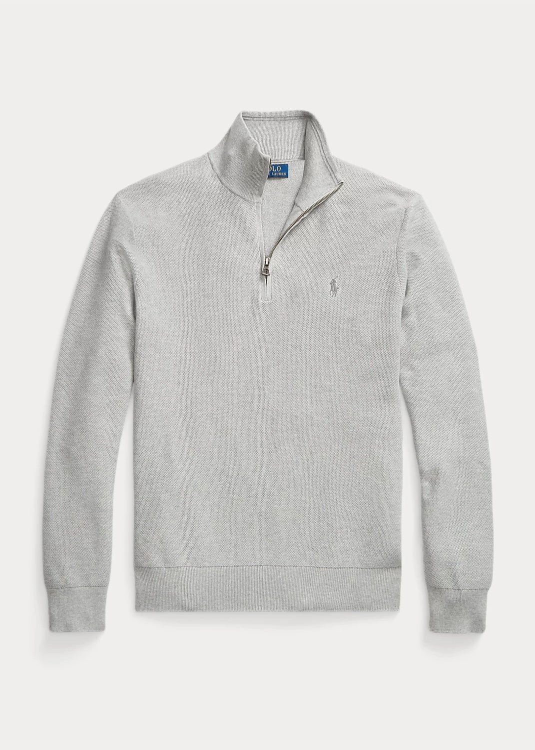 Mesh Knit Quarter Zip Andover Heather