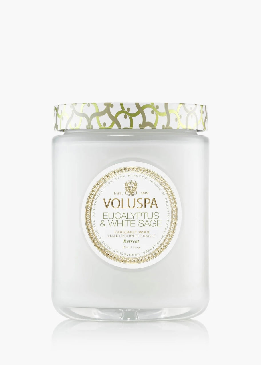 Large Jar Eucalyptus & White Sage