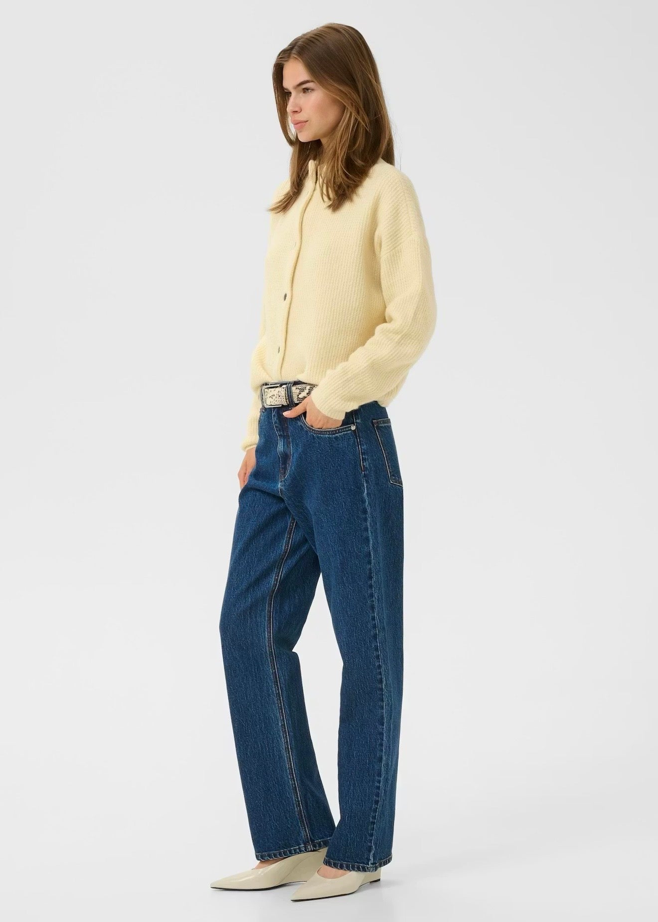 Alpha Short Cardigan Frozen Dew