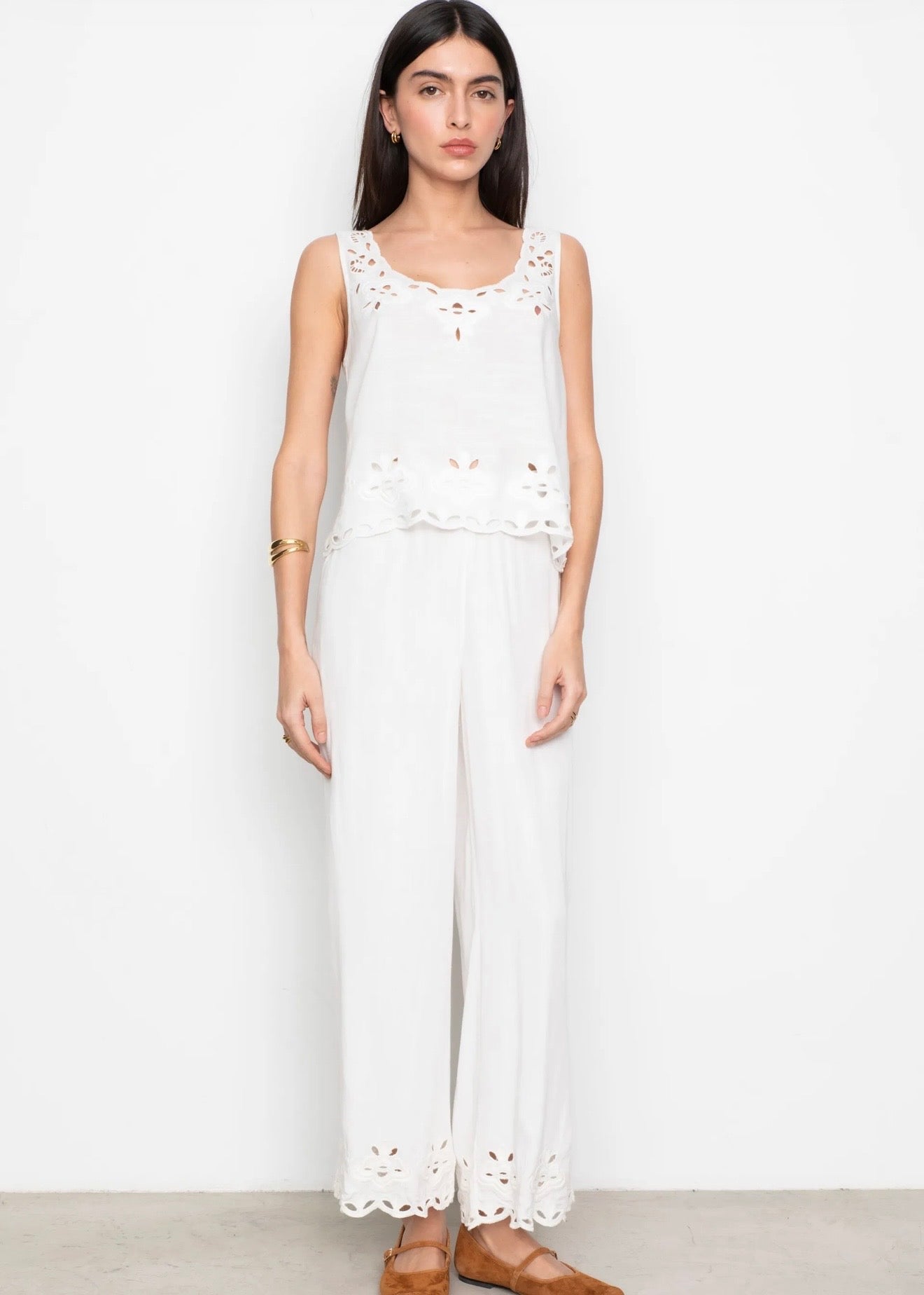 Everly Trouser White