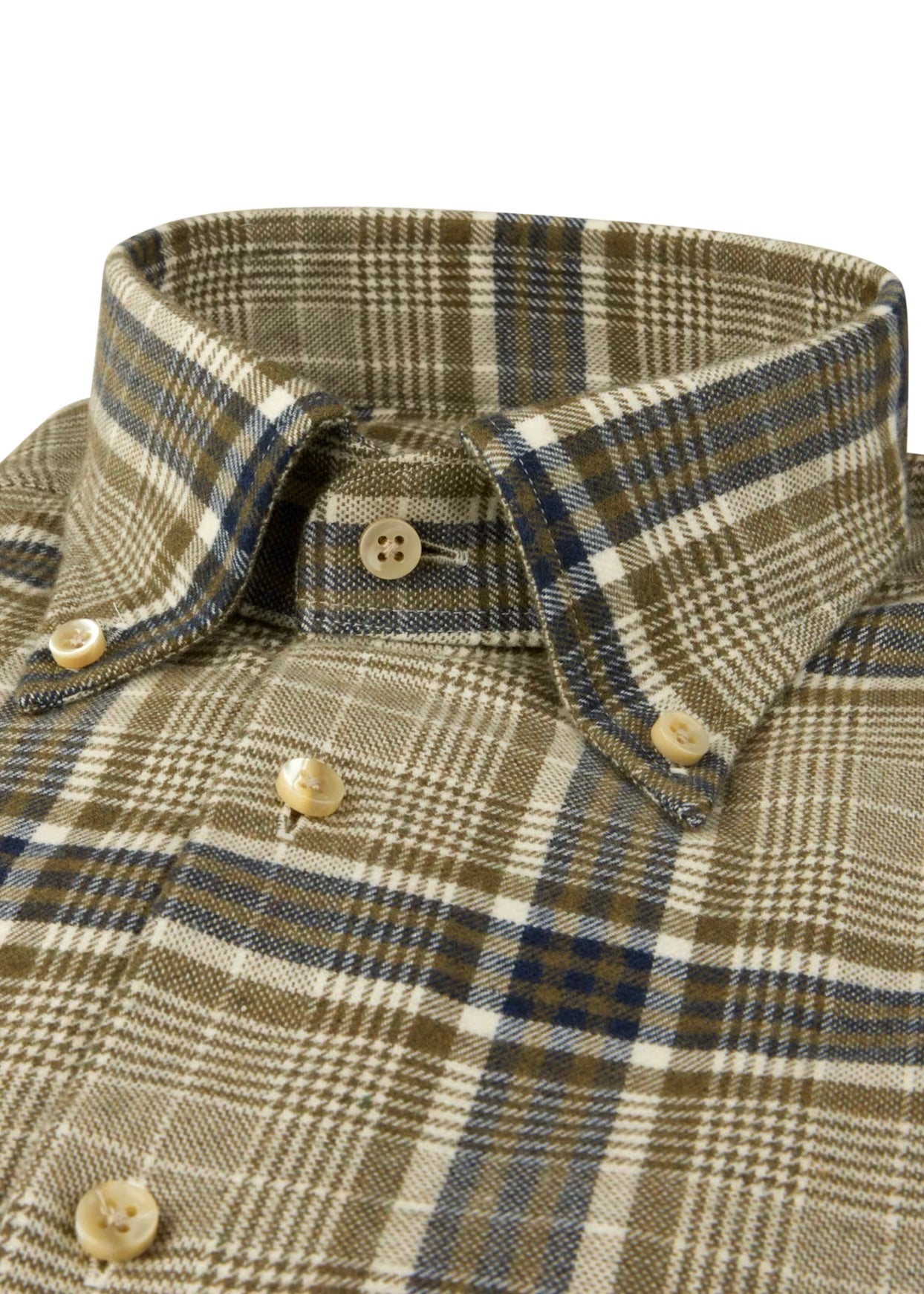 Slimline Flannel shirt Green