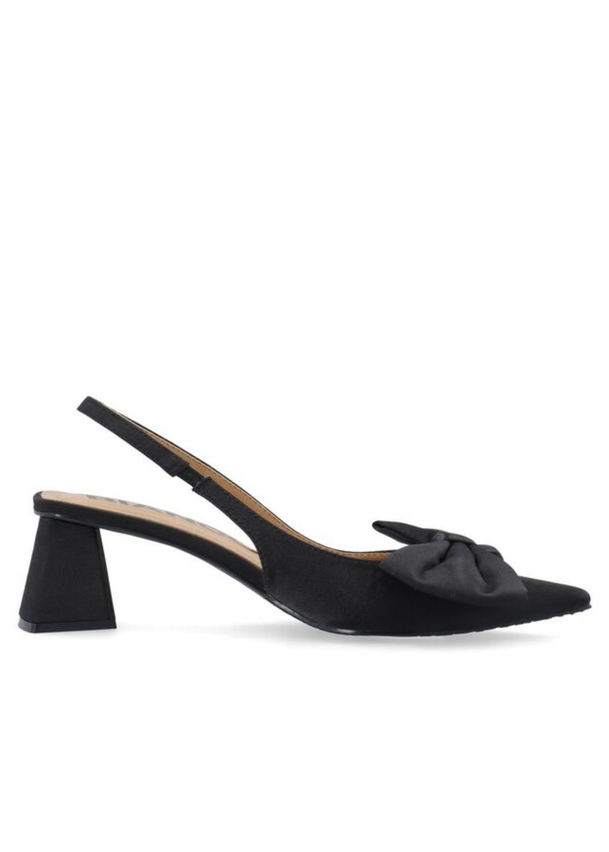 BIAMaralyn Slingback Bow Satin Black