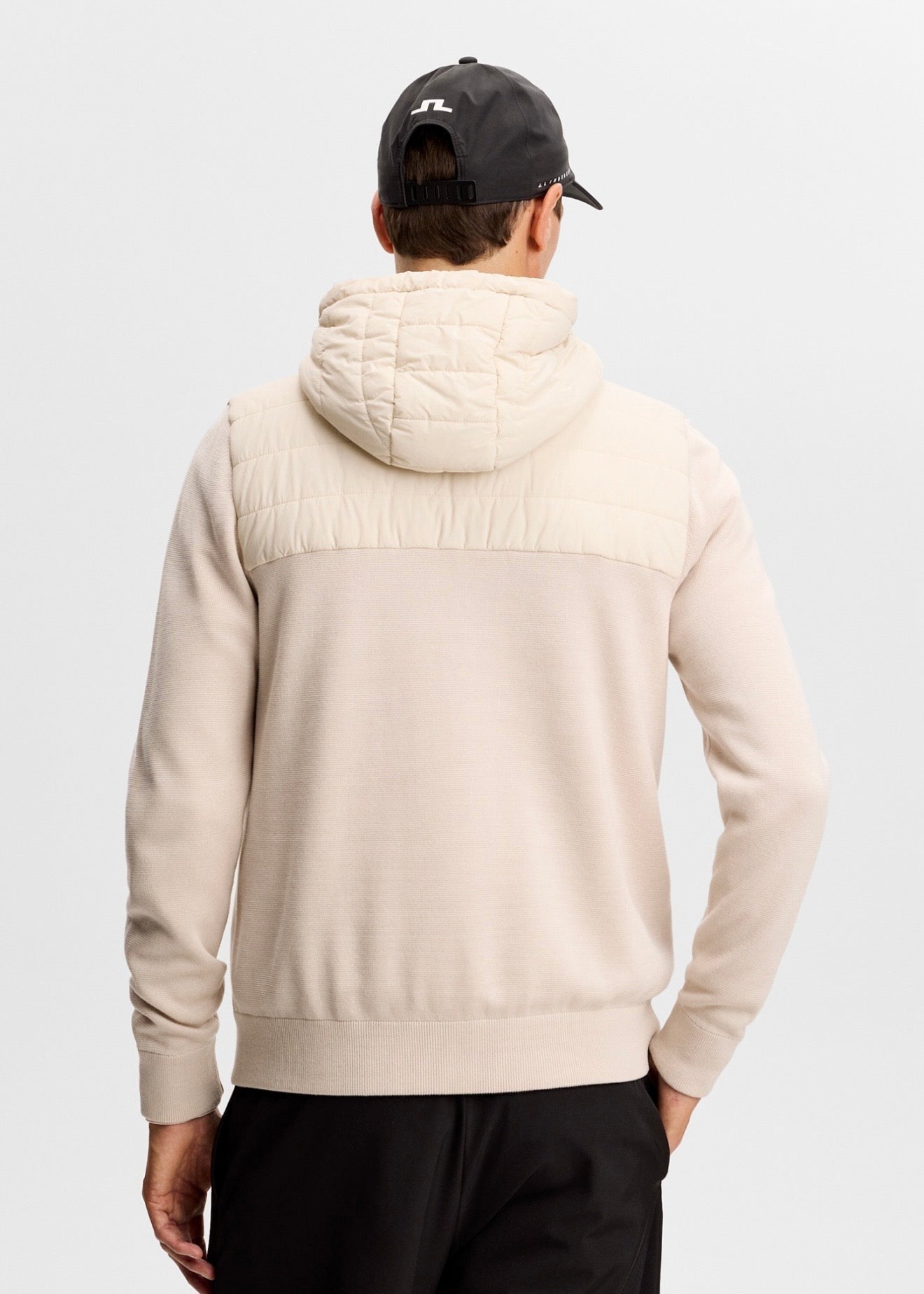 Ebbe Hybrid Knit Hoodie Moonbeam