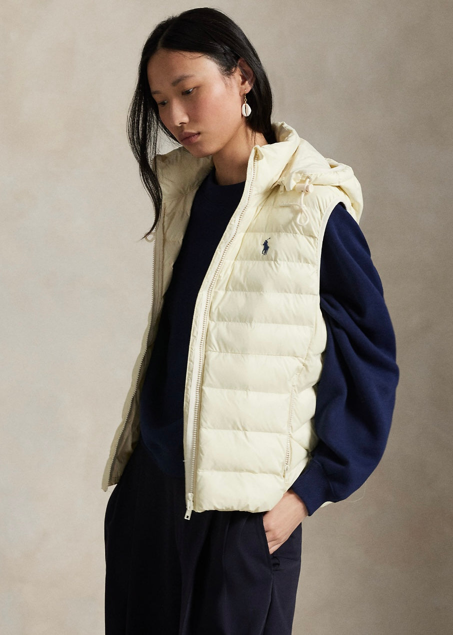 Water-Repellent vest Estate Cream