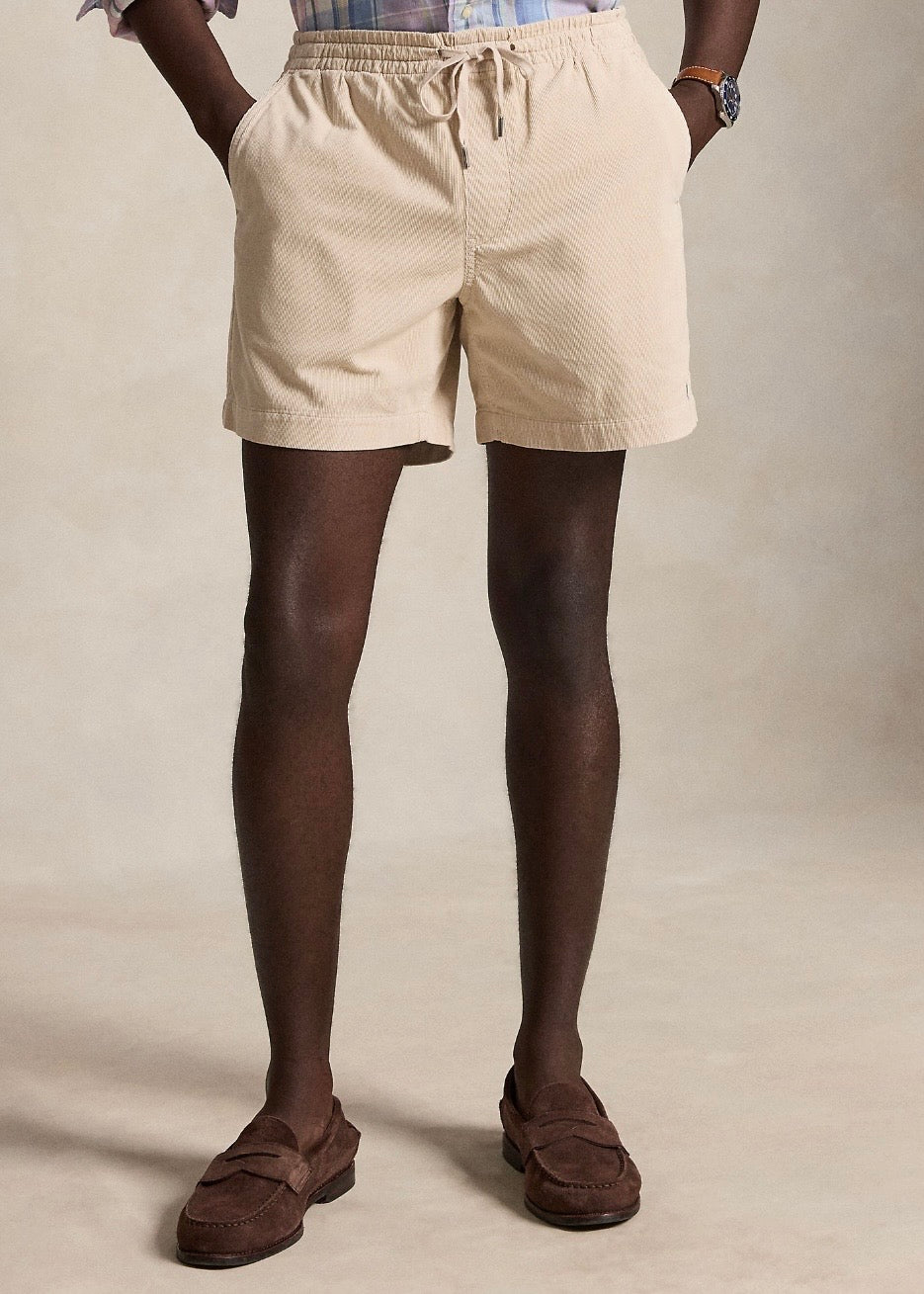 Classic Fit Corduroy Shorts Khaki Stone