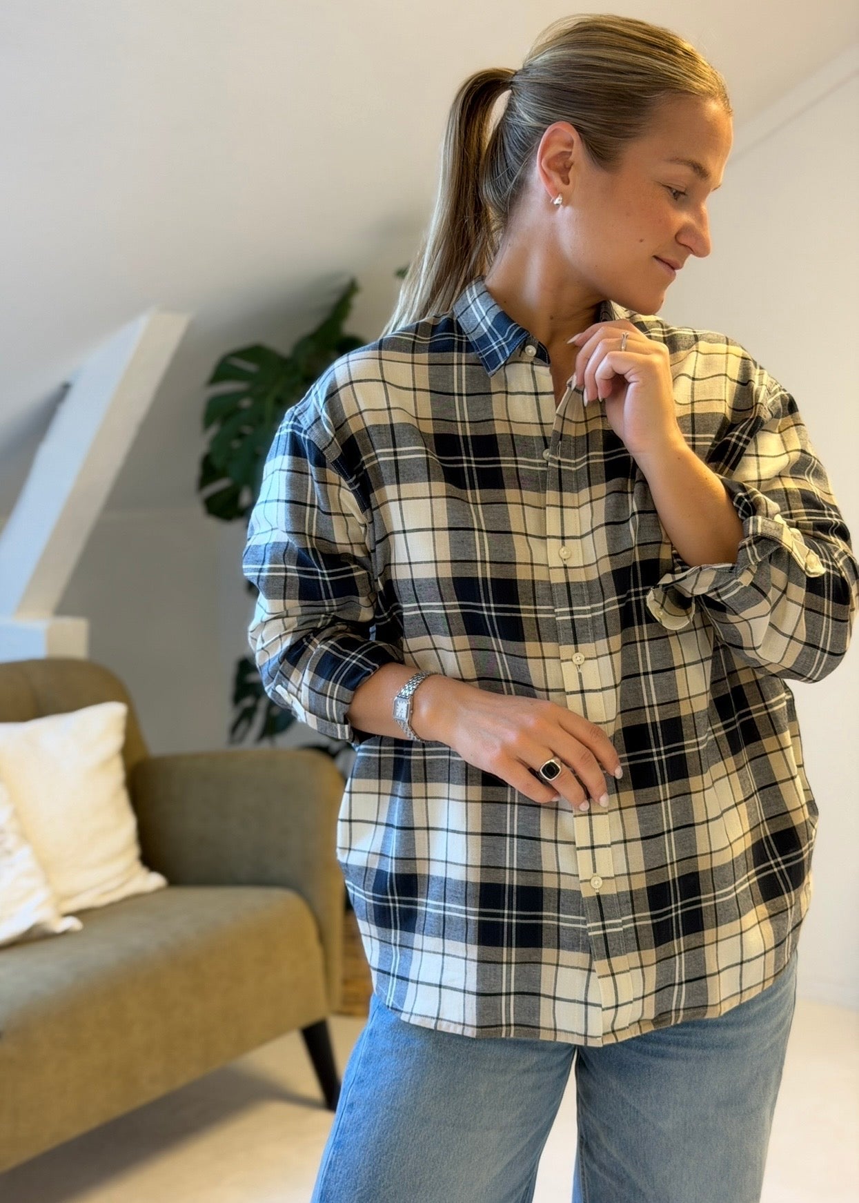 Elishaw Check Shirt Lt. Birchwood Tartan