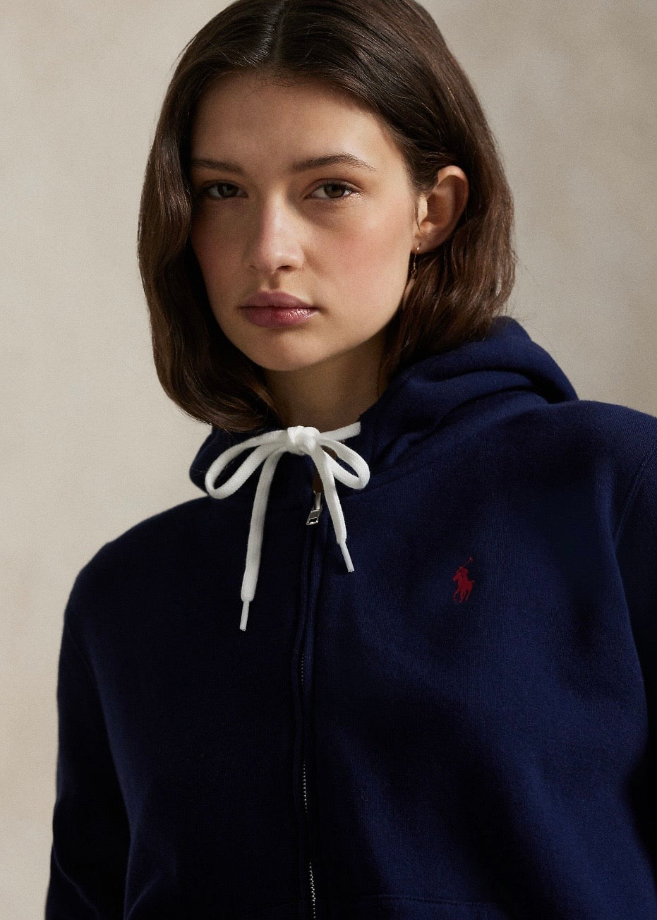 Fleece Full Zip Hoodie Cruise Navy