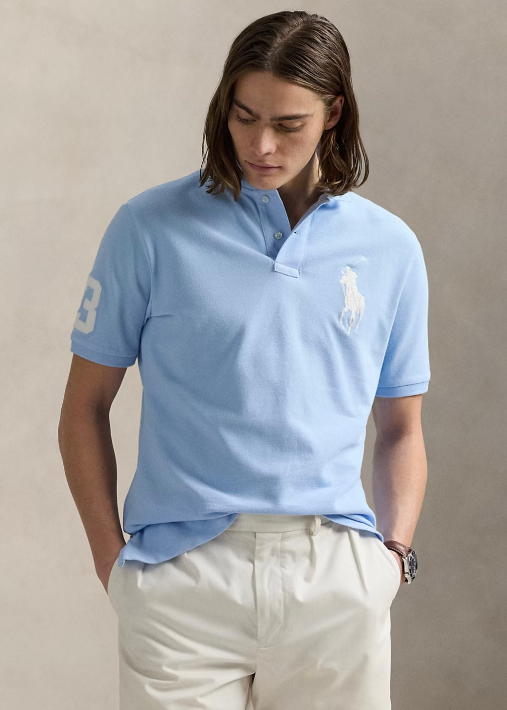 Polo Ralph Lauren Big Logo pique - Bluebell