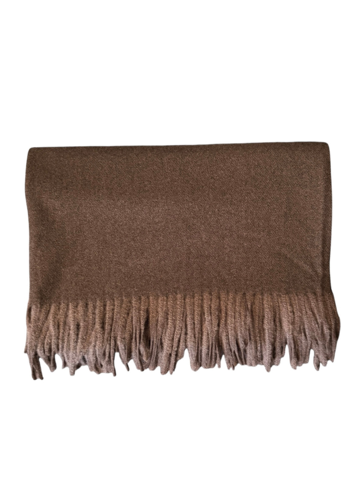 Ull/Cashmere skjerf Espresso