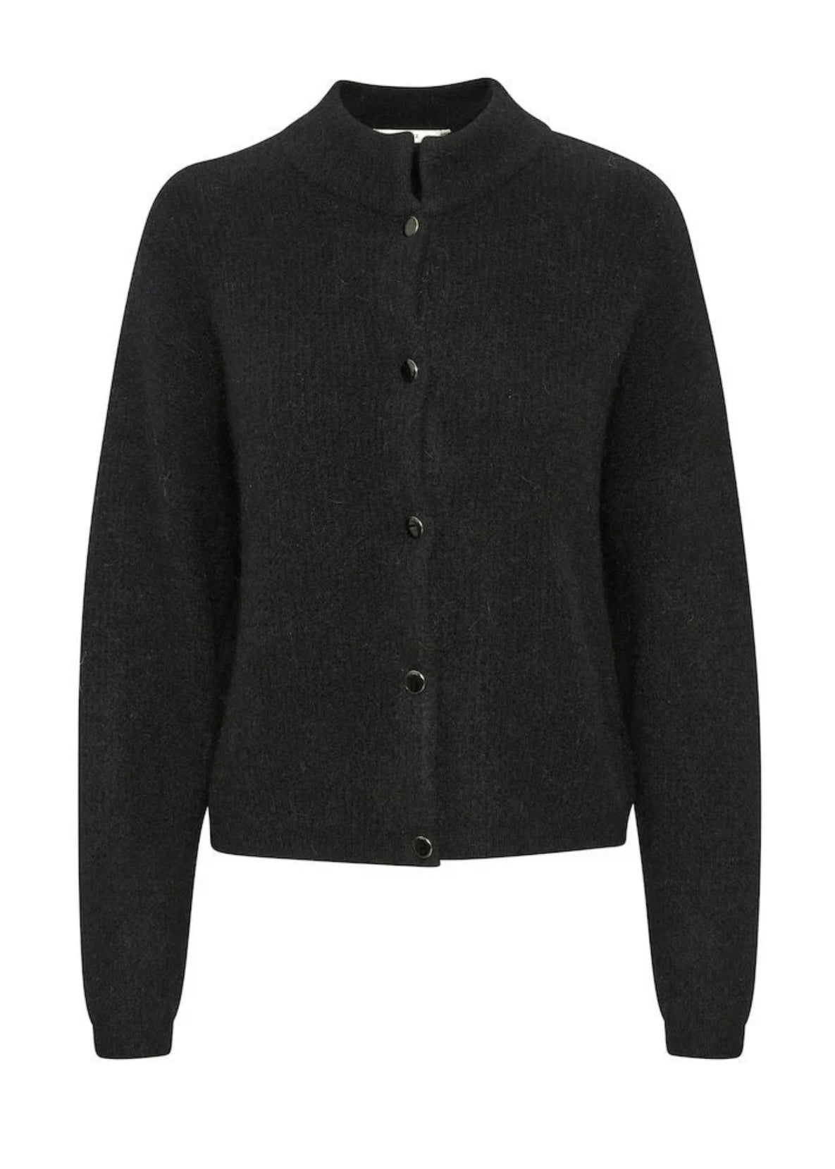 Alpha Short cardigan Black