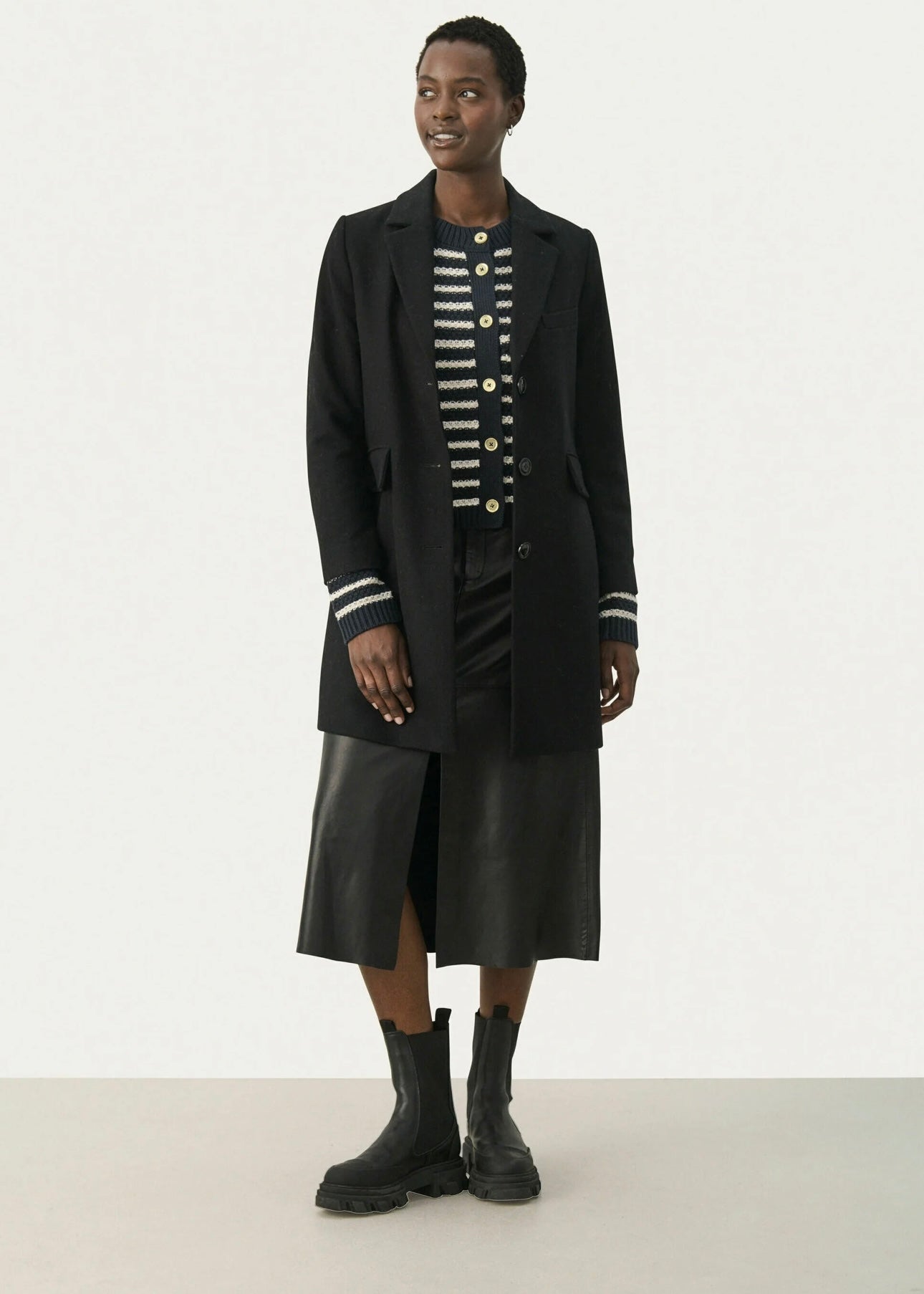 Part Two Leanette coat - Black