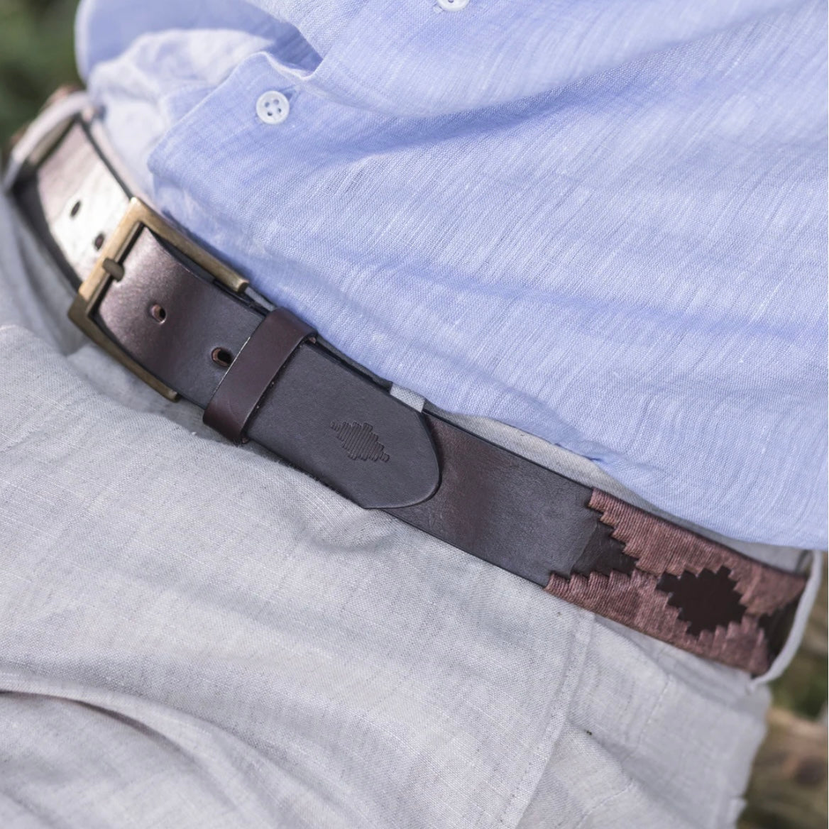 Bordado belt Brown