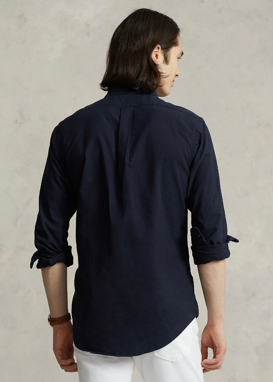 Custom Fit Oxford shirt Navy