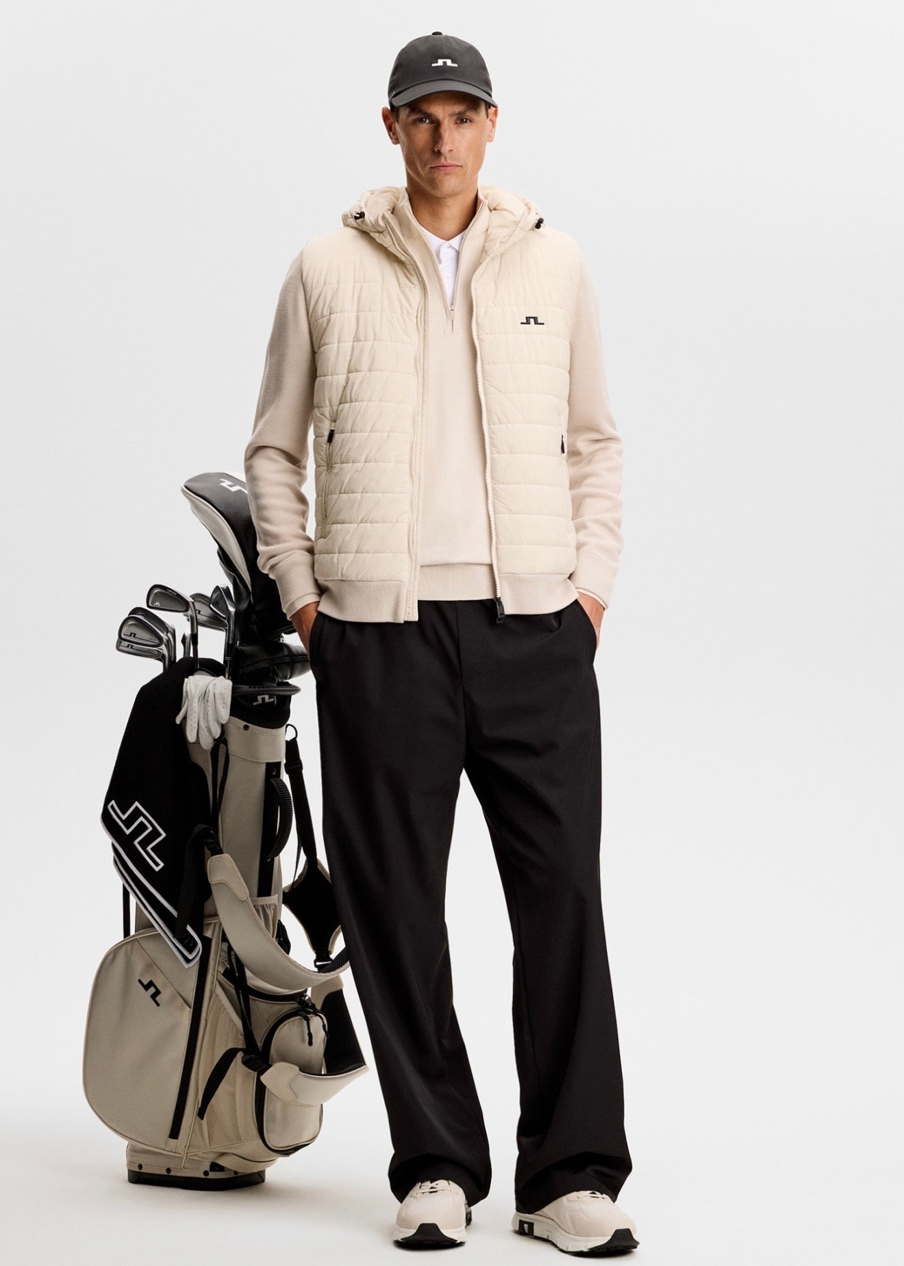 Ebbe Hybrid Knit Hoodie Moonbeam