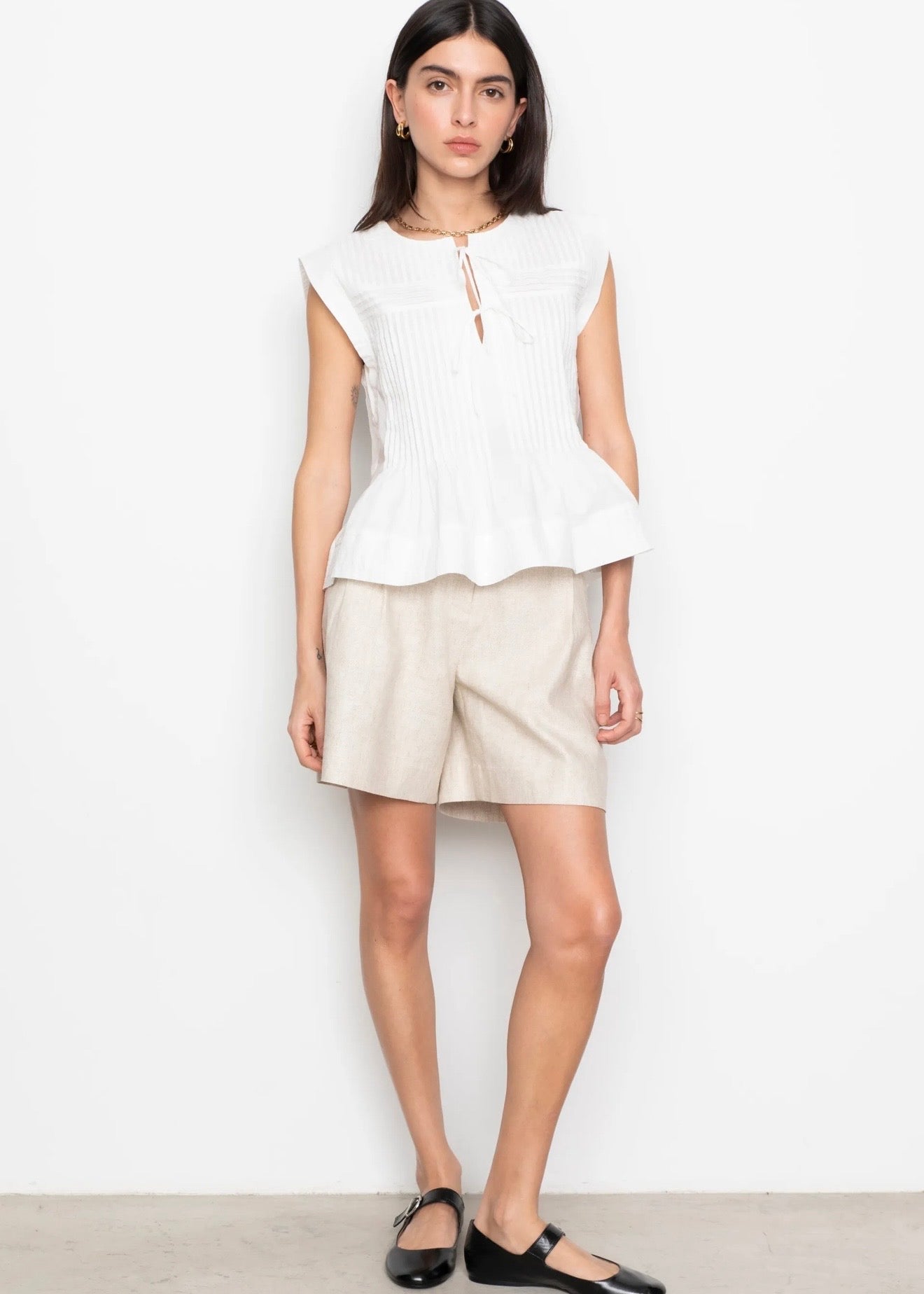 Mavie Top White