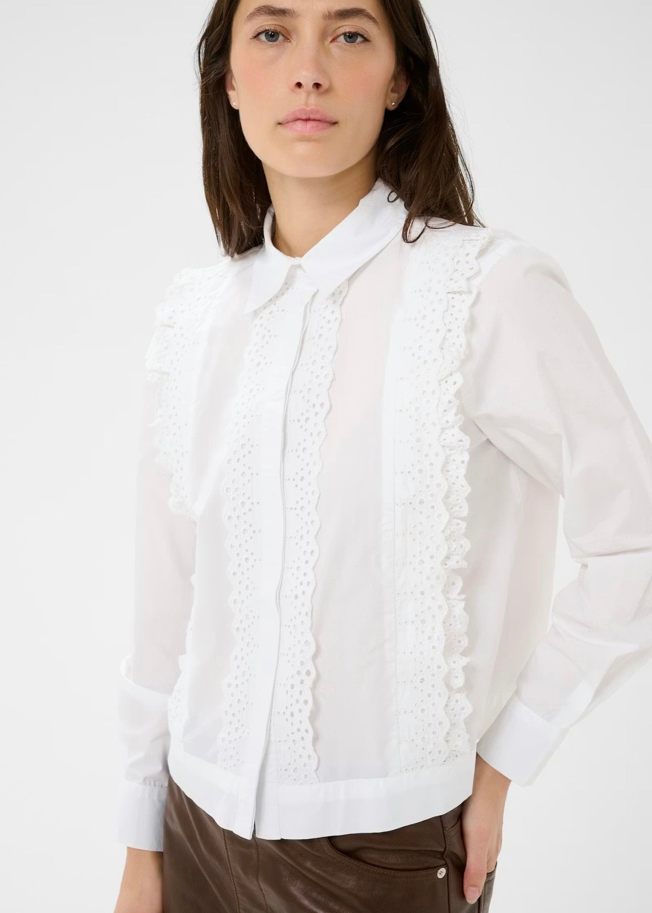 Aneline Shirt Bright White