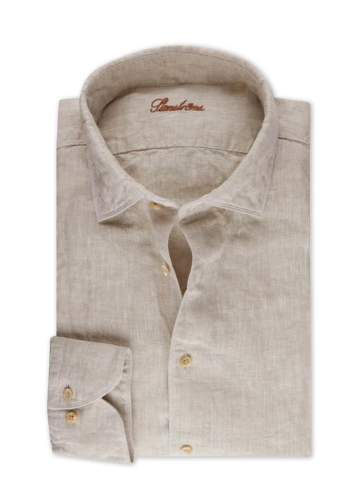 Stenströms Linen shirt fitted body - 675721 7970 210