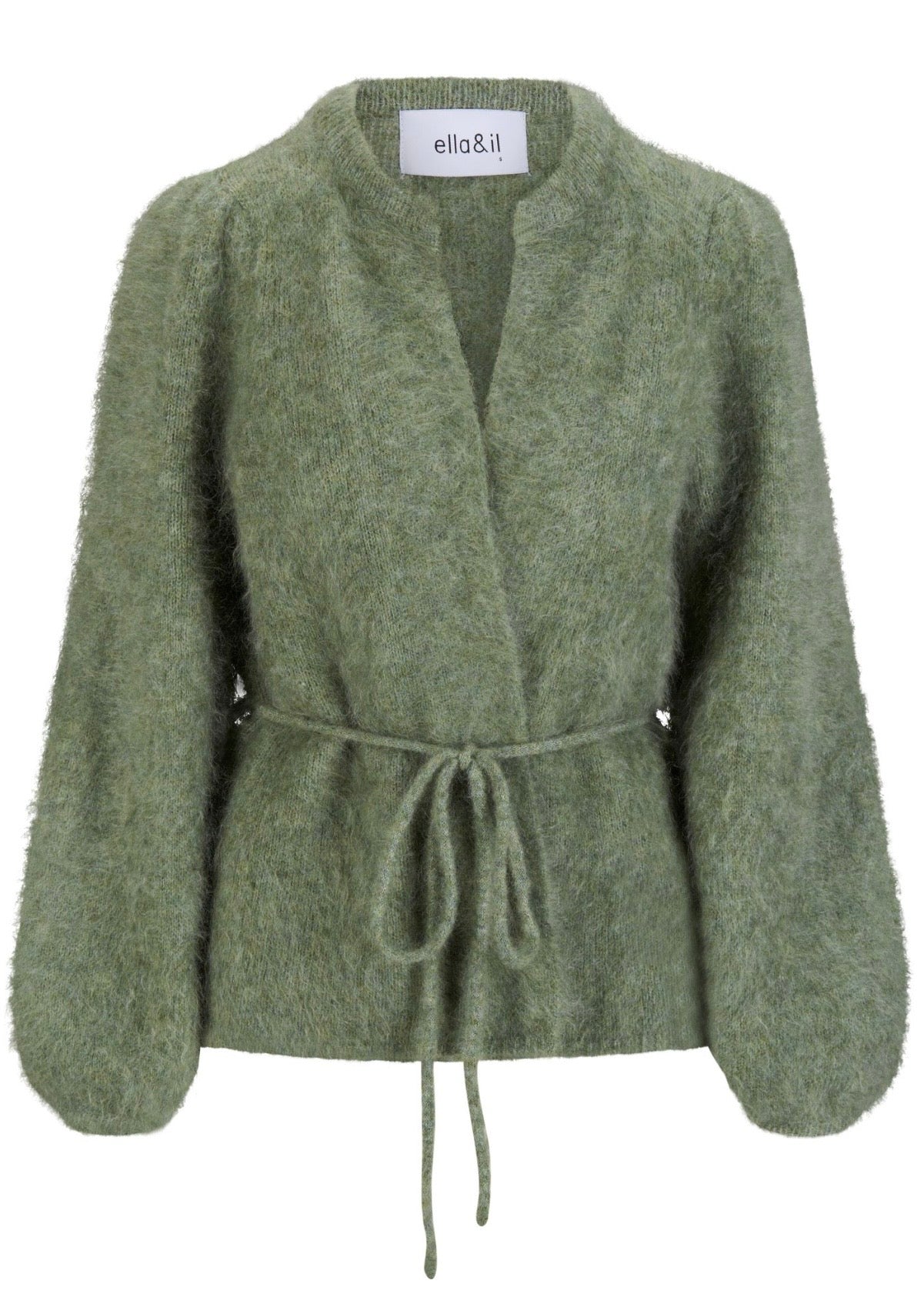 Fredrikke Chunky Cardigan Sage Green