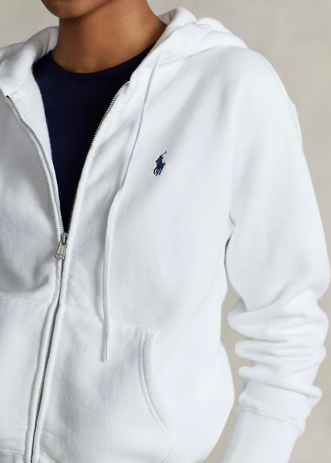 Polo Ralph Lauren Zip hoodie White